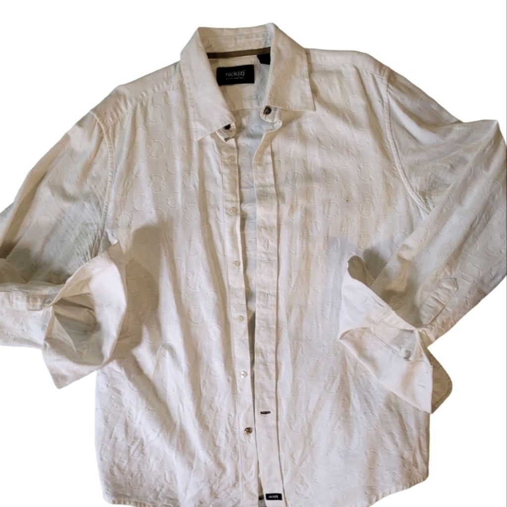 Other nick(it) Mens Casual Button Up Shirt. Size Large. Size US L / EU 52-54 / 3 - 1 Thumbnail