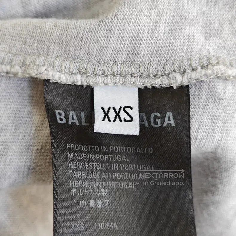 Balenciaga Balenciaga Front and Back Logo Embroidered Short Sleeve Gr Size US XXS / EU 40 - 4 Thumbnail