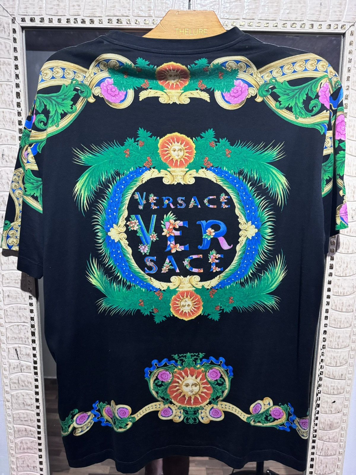 Versace Versace T-shirt Floral Size US XL / EU 56 / 4 - 2 Thumbnail