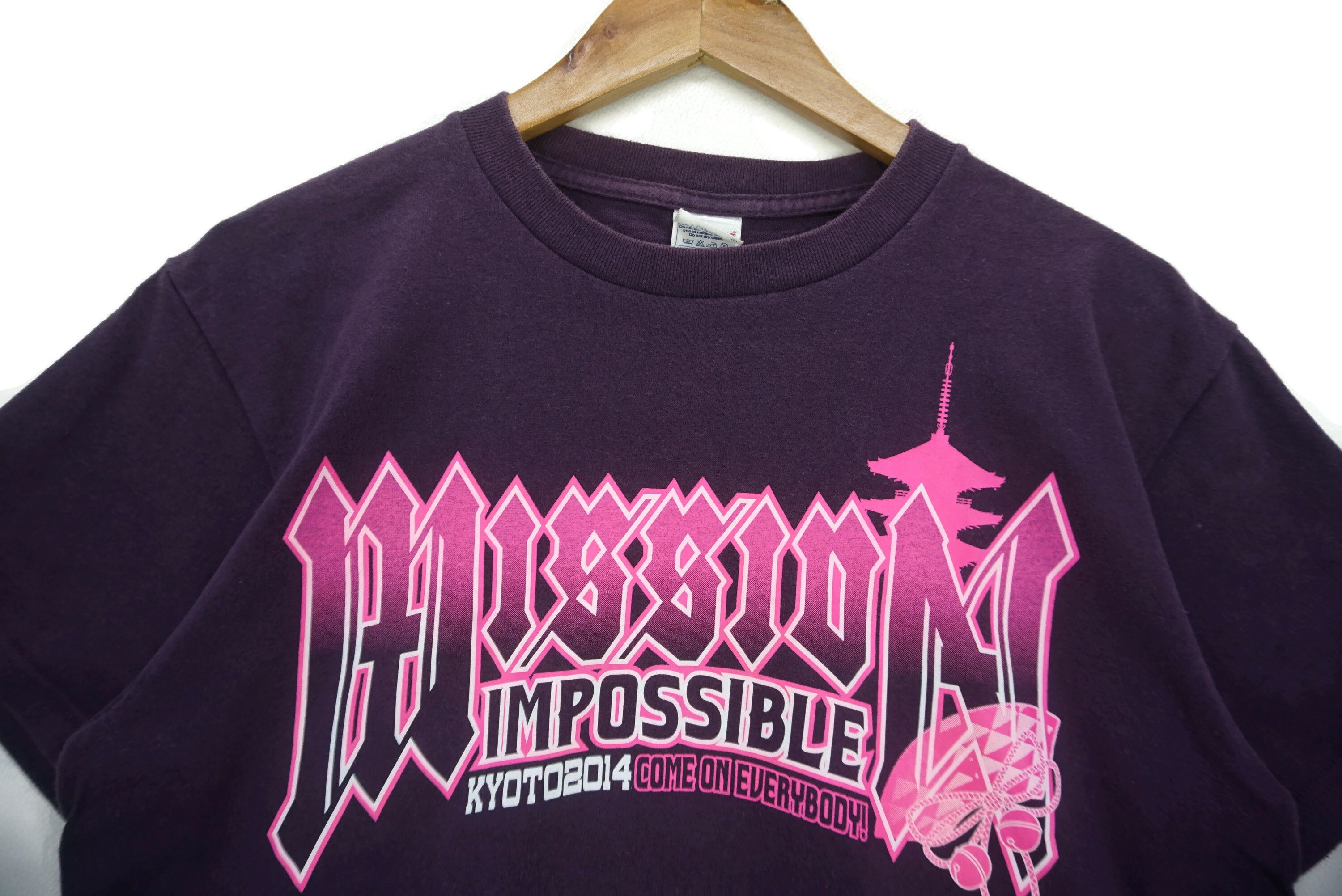 Japanese Brand Mission Impossible Kyoto 2014 Tour T Music Band Kimono Girl Size US M / EU 48-50 / 2 - 3 Thumbnail