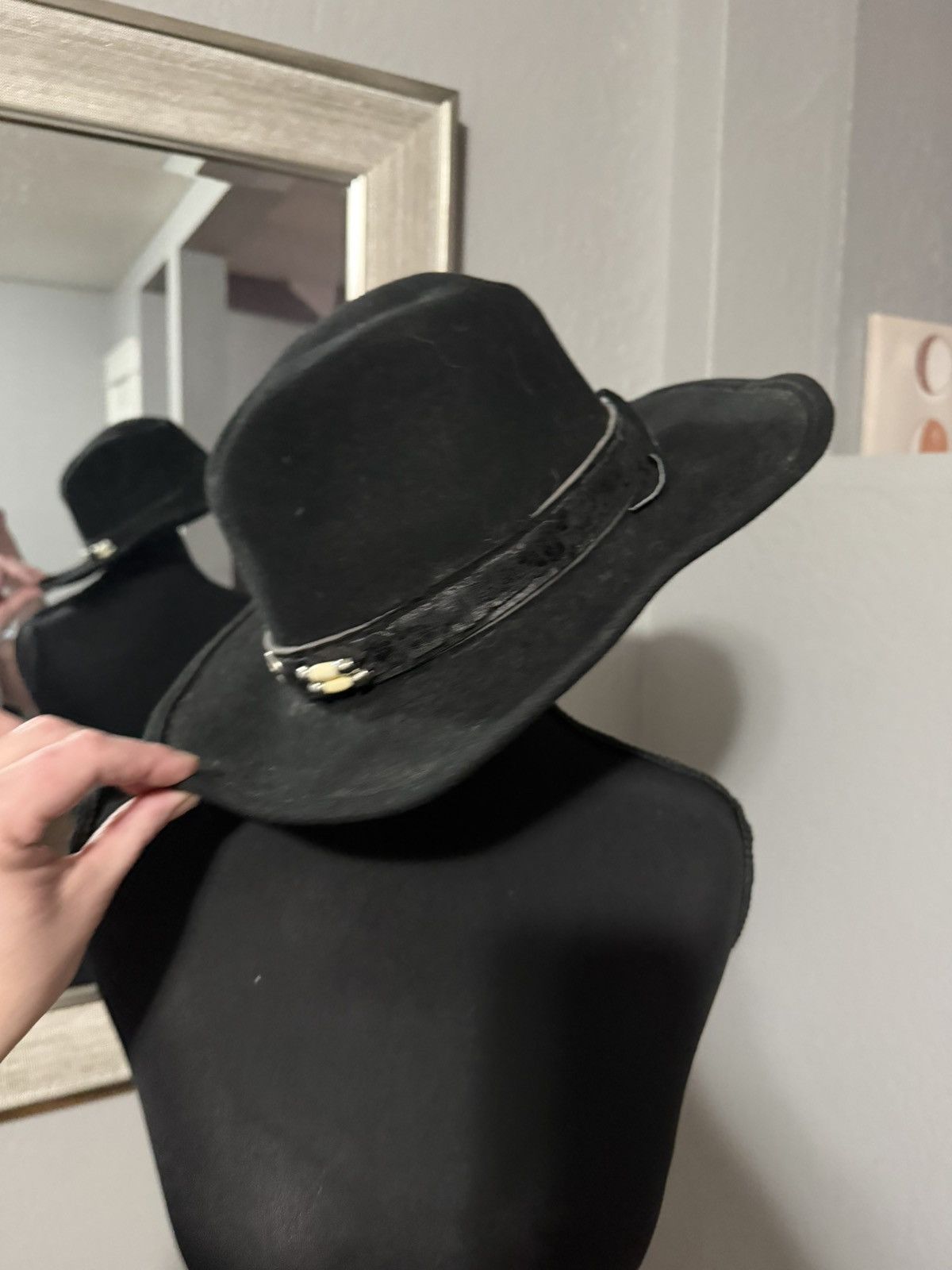Other Bullhide Rollin Thunder Black Wool Western Cowboy Hat Size ONE SIZE - 3 Thumbnail