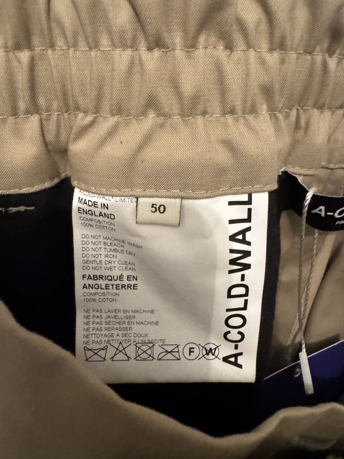 A-COLD-WALL* × Mackintosh A-COLD-WALL Mackintosh Pant ‘Fawn’ ACWMB087 Cargo Size 50 Size US 34 / EU 50 - 5 Thumbnail