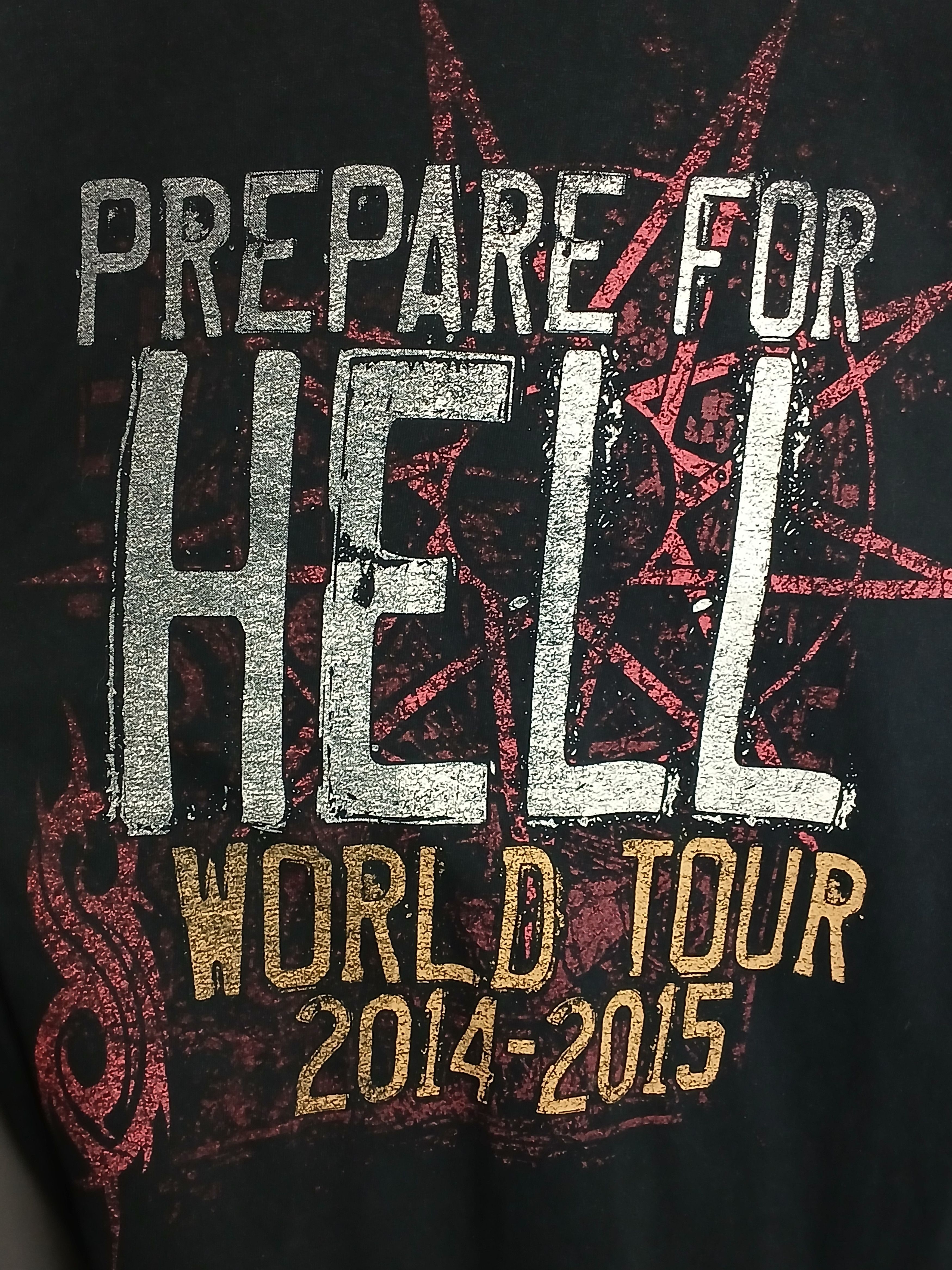 Band Tees × Slipknot Slipknot Prepare For Hell World Tour T-Shirt Size US M / EU 48-50 / 2 - 4 Thumbnail