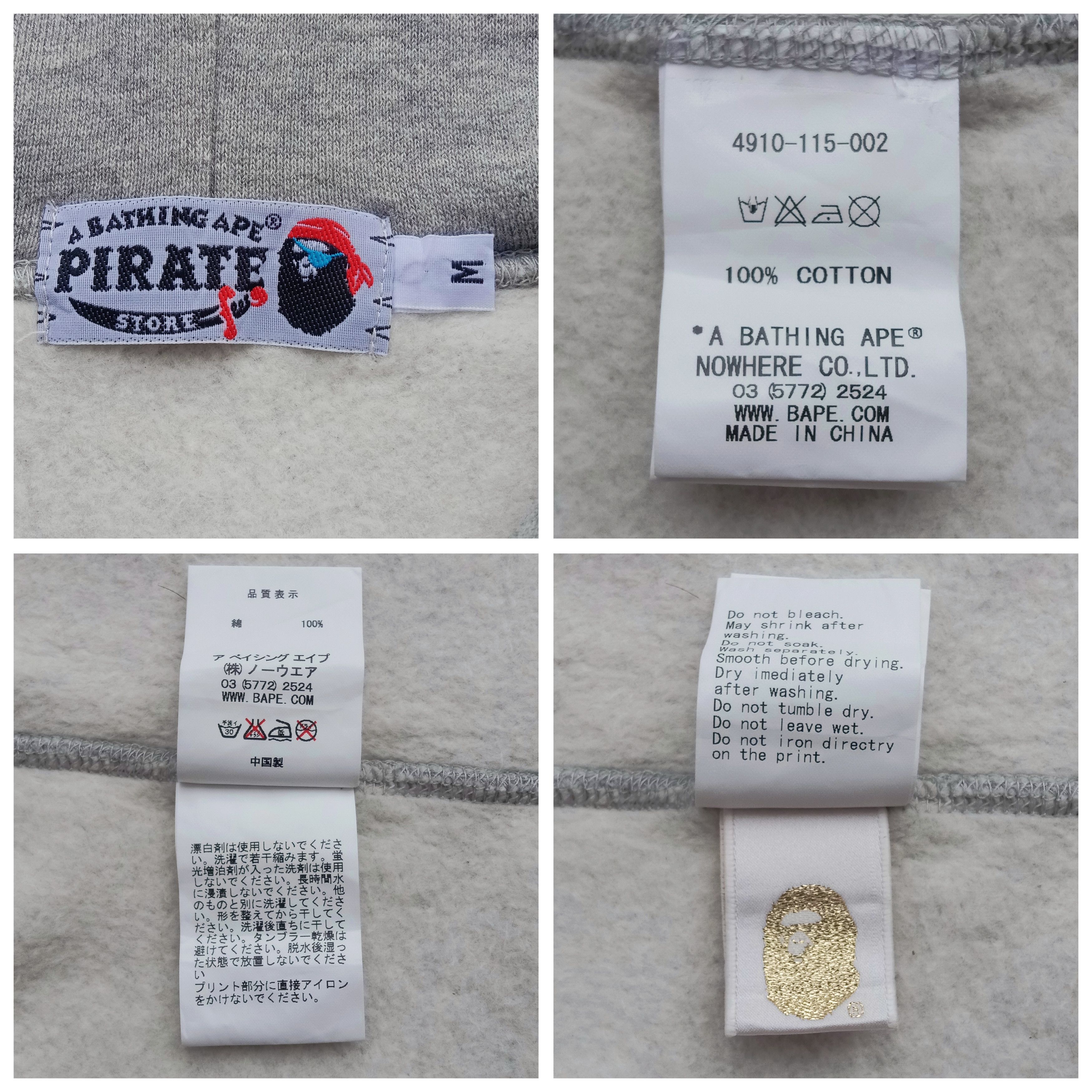 Bape Bape Pirate Store Zip Hoodie (2012) Size US M / EU 48-50 / 2 - 7 Thumbnail