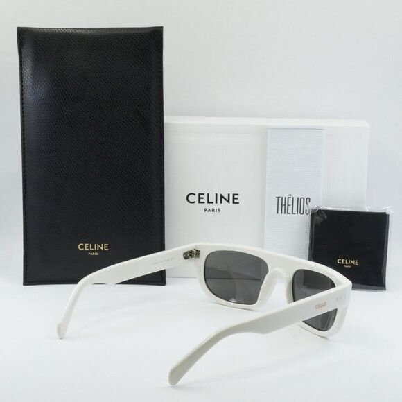 Celine 🕶️ New Celine CL40101I 21C White Sunglasses Size ONE SIZE - 11 Thumbnail