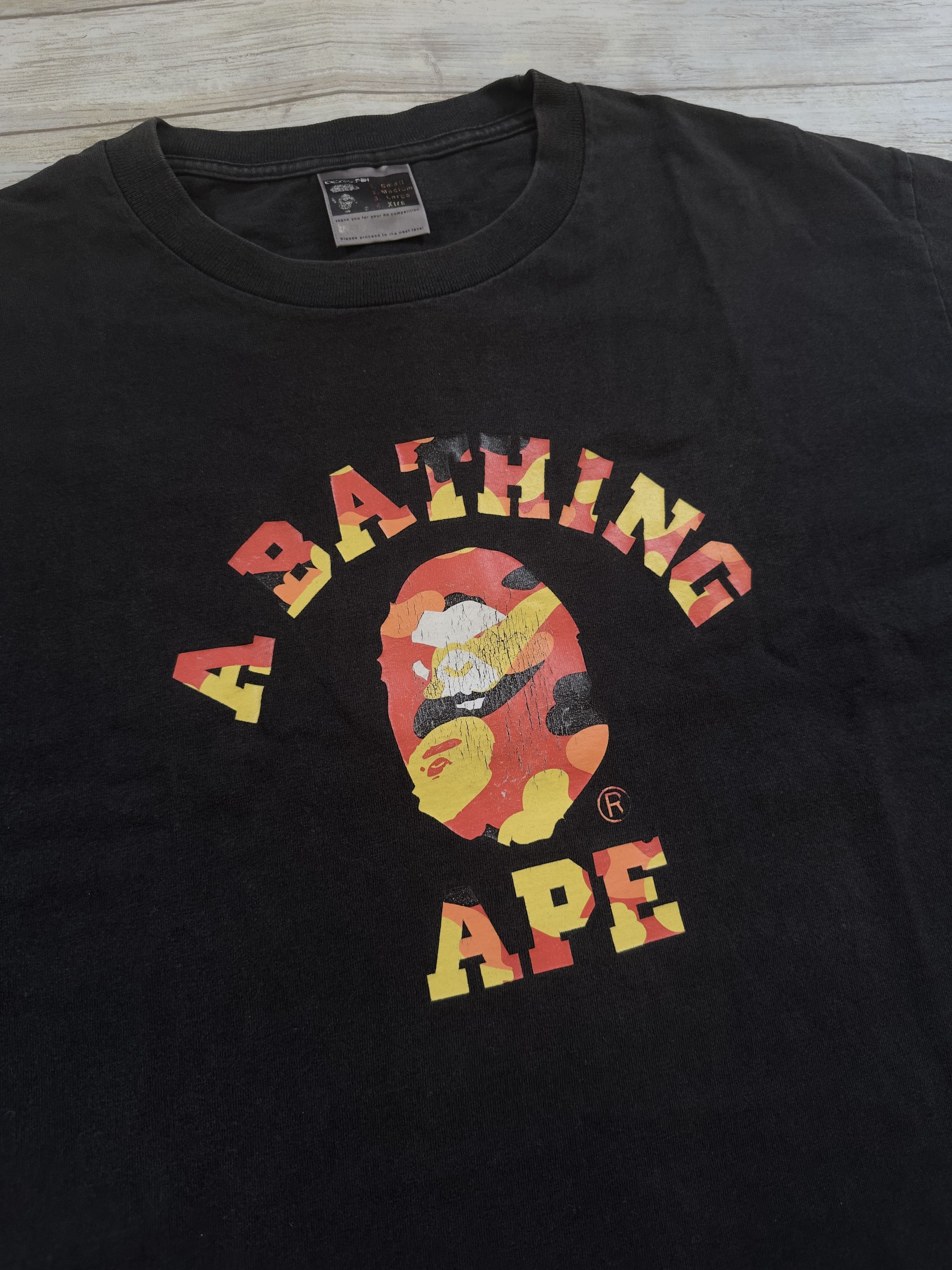 Bape 1st Camo College Tee Size US XL / EU 56 / 4 - 1 Thumbnail