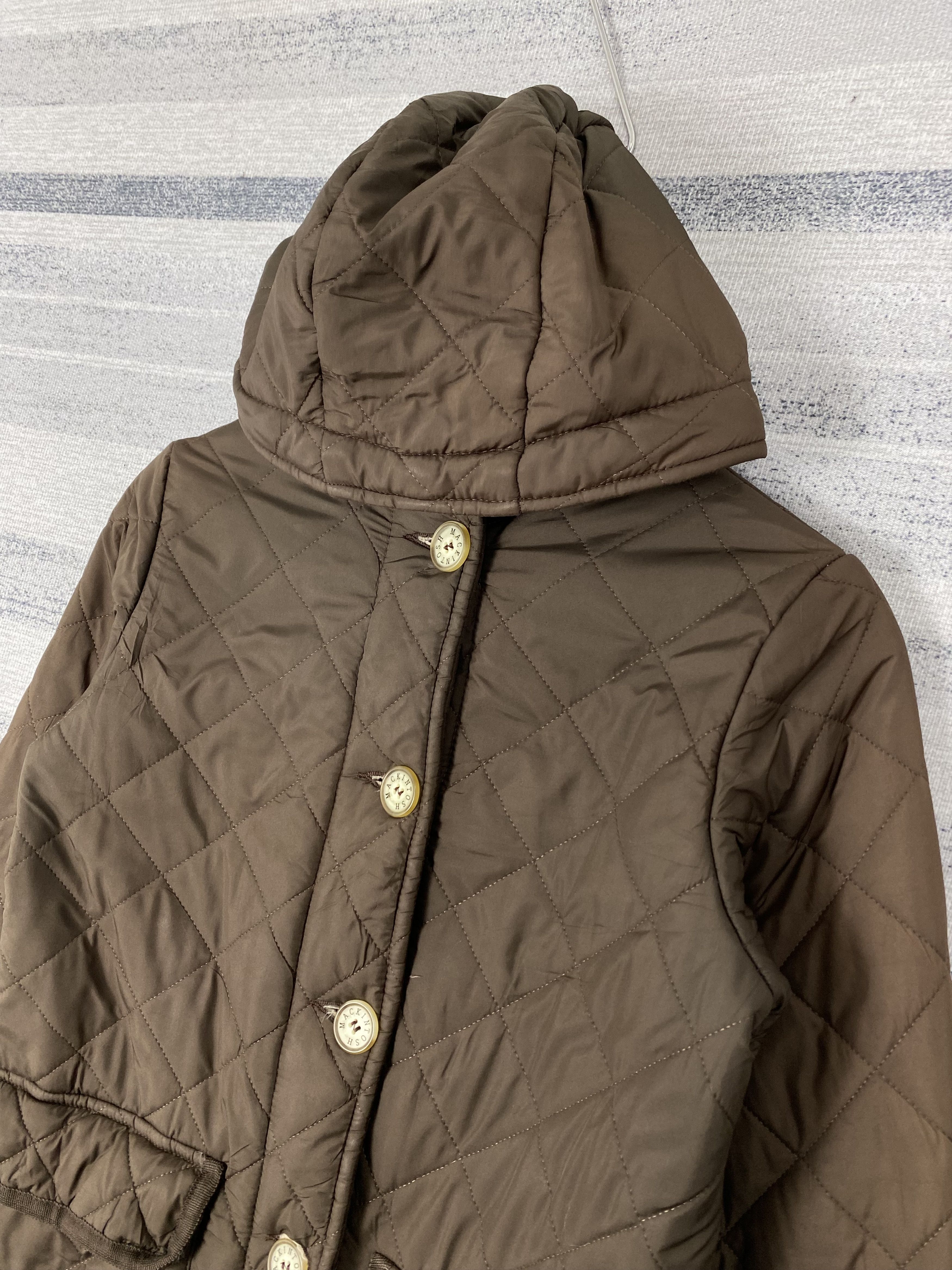 Mackintosh Vintage Mackintosh Quilted Fleece Lining Long Jacket Size US S / EU 44-46 / 1 - 3 Thumbnail
