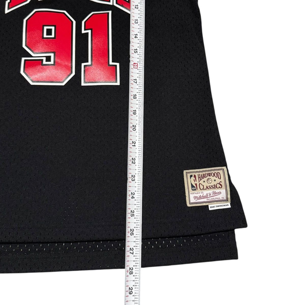 Mitchell & Ness Mitchell & Ness Chicago Bulls #91 Dennis Rodman Jersey M Size M / US 6-8 / IT 42-44 - 9 Thumbnail