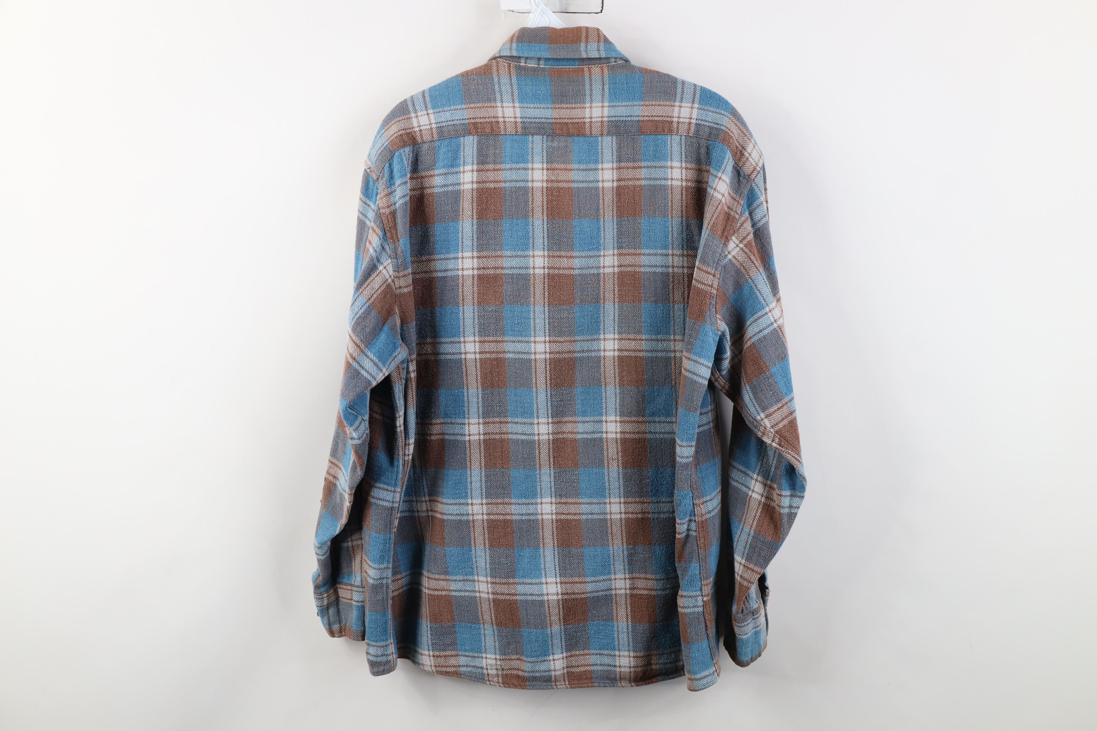 Vintage Vintage 90s Streetwear Single Needle Heavy Button Shirt Size US L / EU 52-54 / 3 - 9 Thumbnail
