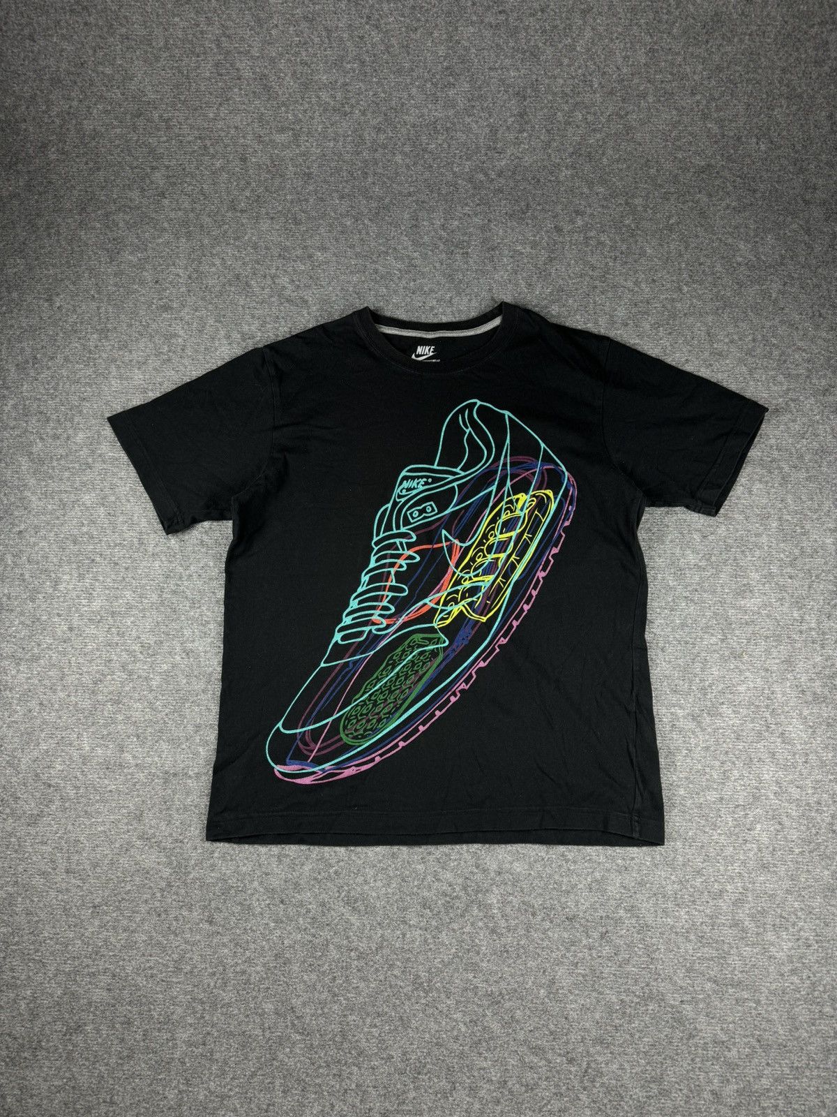 Nike × Vintage Vintage Nike Air Max print tshirt Size US M / EU 48-50 / 2 - 2 Thumbnail