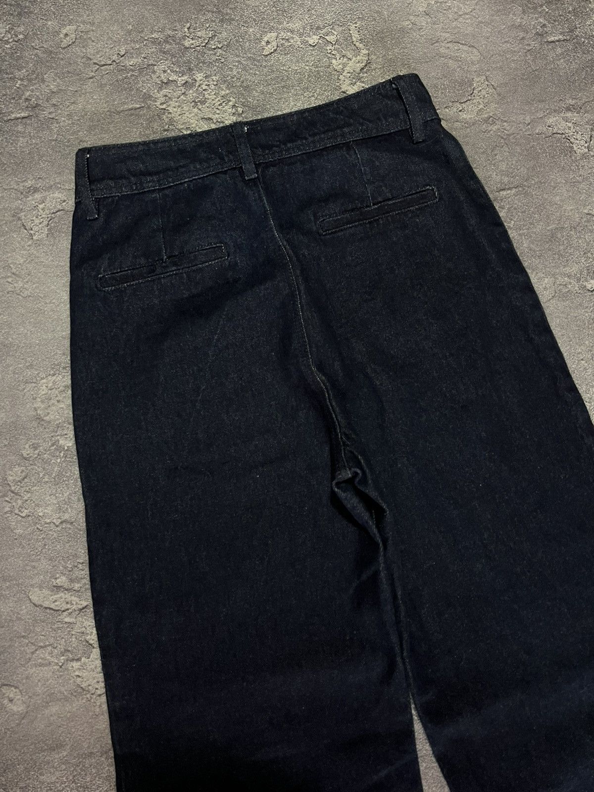 Sezane Sezane Le 70s Trouser Jeans Indigo Washed Designer Pants Size 27" / US 4 / IT 40 - 4 Thumbnail