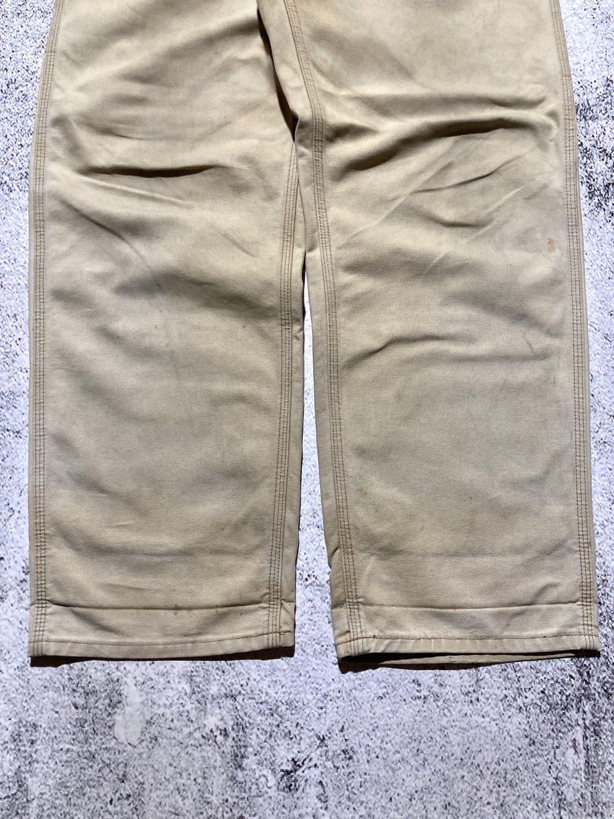 Carhartt 1990s Vintage Carhartt B11 BRN Carpenter Duck Pants Workwear Size US 32 / EU 48 - 14 Thumbnail