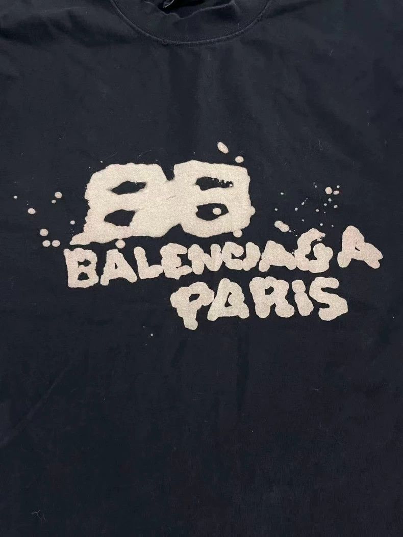 Balenciaga Balenciaga Letter Print Short Sleeve Round Neck T-Shirt, R Size US XS / EU 42 / 0 - 3 Thumbnail