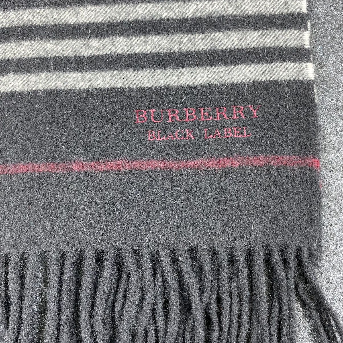 Burberry × Vintage Burberry Black Label Scarf # Muffler # Neckwear # D239 Size ONE SIZE - 2 Thumbnail