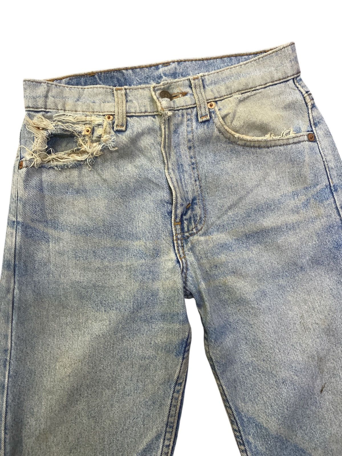 Levi's × Levi's Vintage Clothing × Vintage Vintage Levi’s USA 505 Distressed Denim Size US 28 / EU 44 - 8 Thumbnail