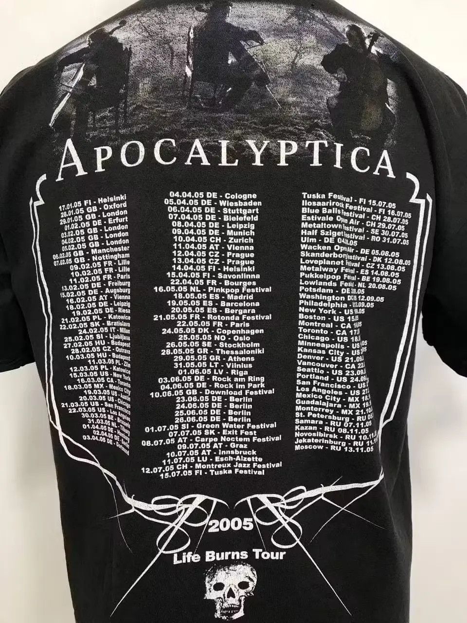 Band Tees Apocalyptica 2005 tour t-shirt size L Size US L / EU 52-54 / 3 - 3 Thumbnail