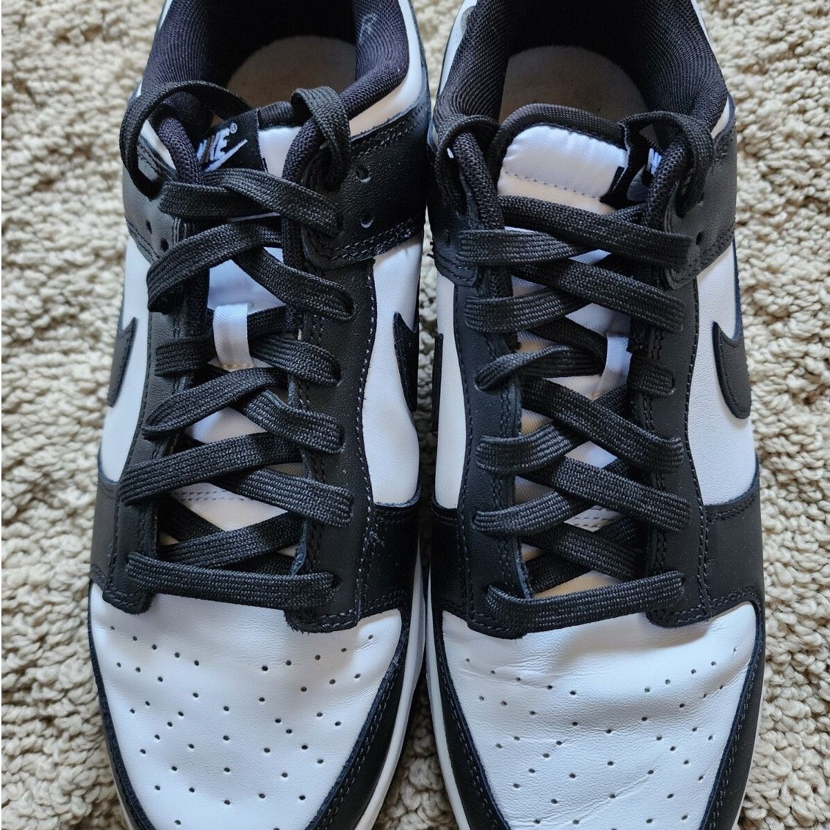 Nike Nike Dunk Low Black White Pre-Owned Sz 10 Size US 10 / EU 43 - 4 Thumbnail