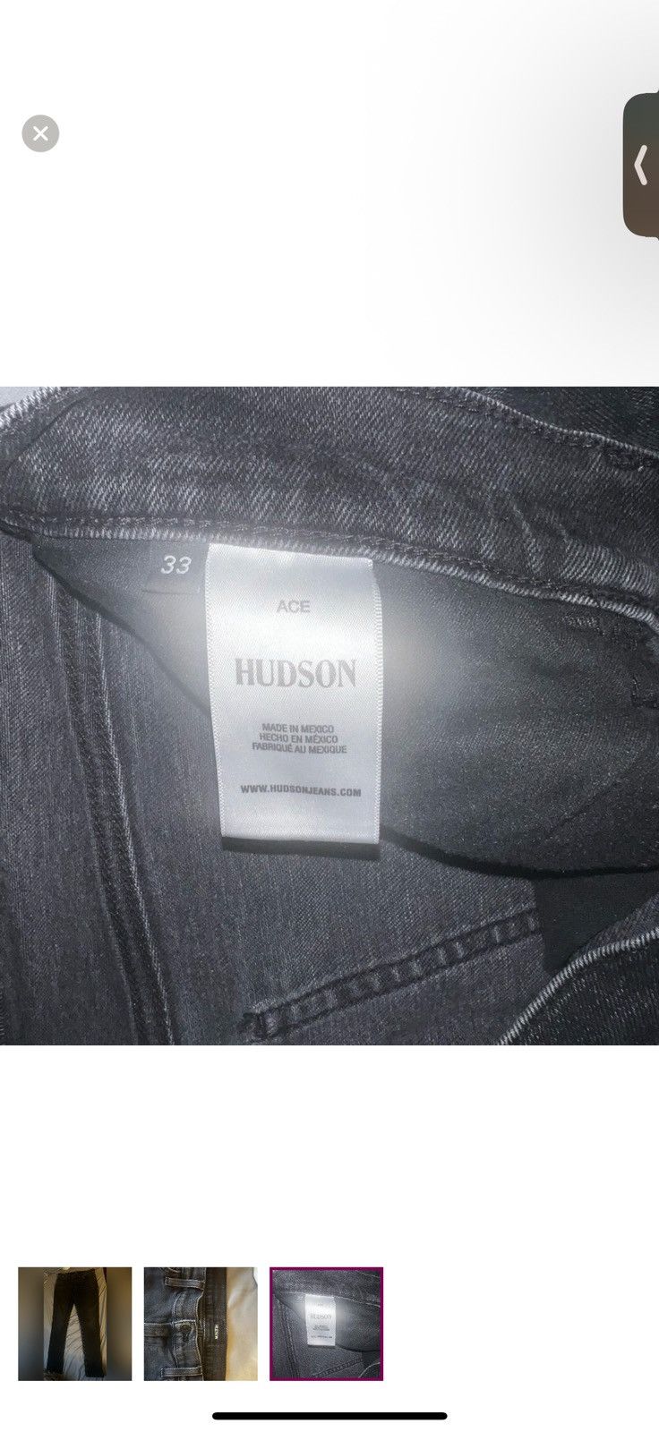 Hudson HUDSON ACE skinny Size US 33 - 3 Thumbnail