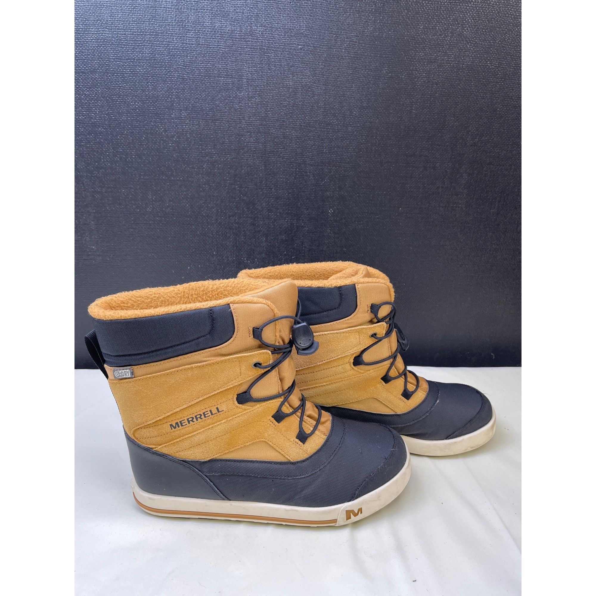 Merrell Merrell Men's Tan/Black Waterproof Boots Thermo Shoes Size 7 Size US 7 / EU 40 - 3 Thumbnail