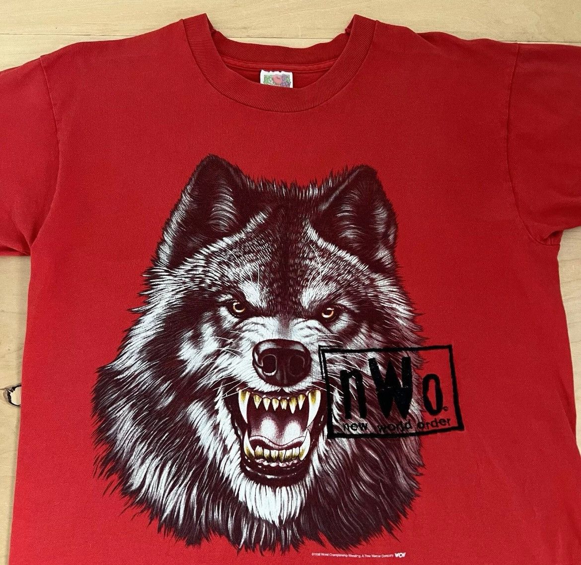 Vintage × WCW/nWo NWO Wolf Pack Shirt Size US L / EU 52-54 / 3 - 3 Thumbnail