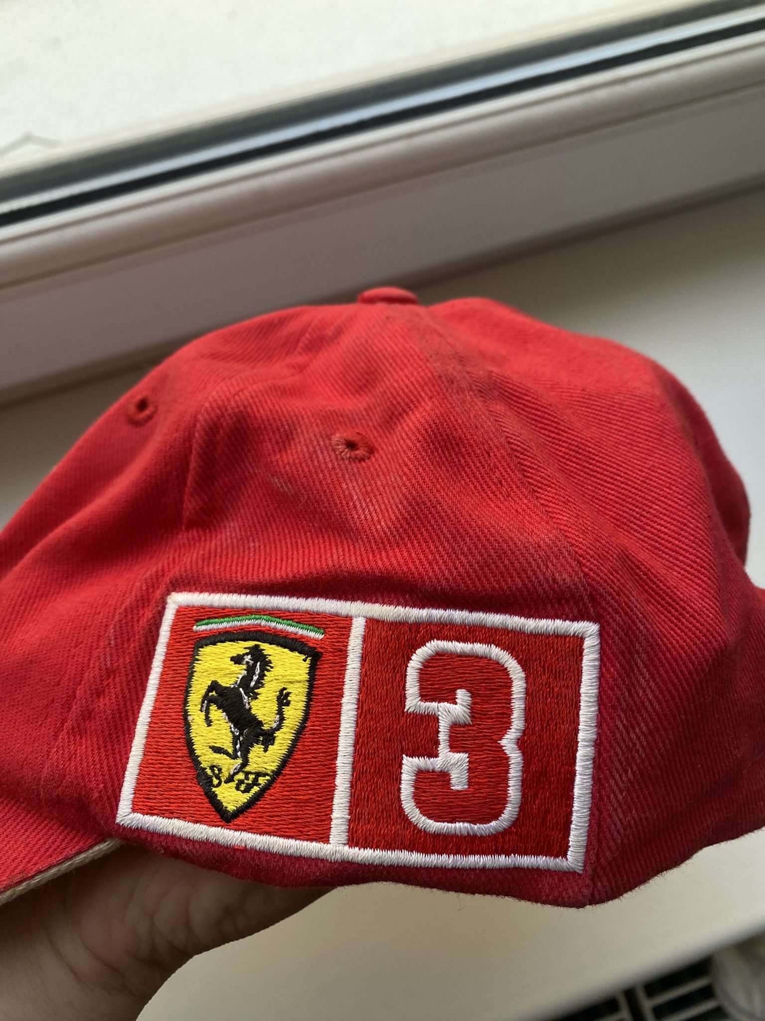 Ferrari Ferrari Formula 1 Cap Michael Schumacher 3 Red F1 World Size ONE SIZE - 4 Thumbnail