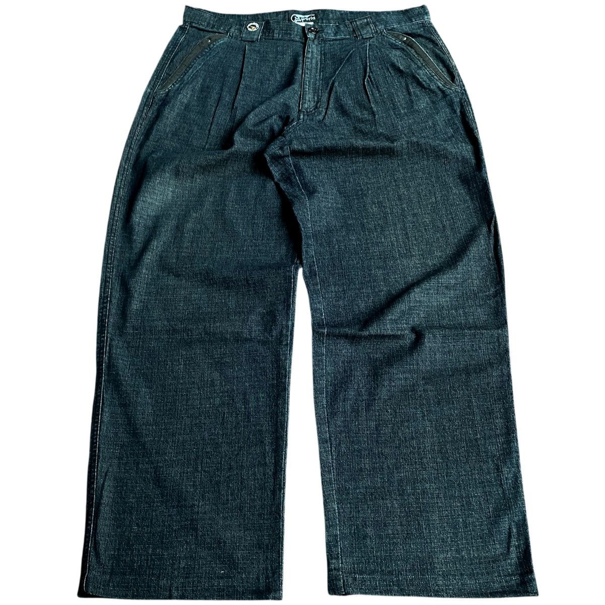 JNCO × Southpole × Vintage Crazy Vintage 2000s MWord Y2K Wide Jeans Baggy Pants Size US 34 / EU 50 - 2 Thumbnail