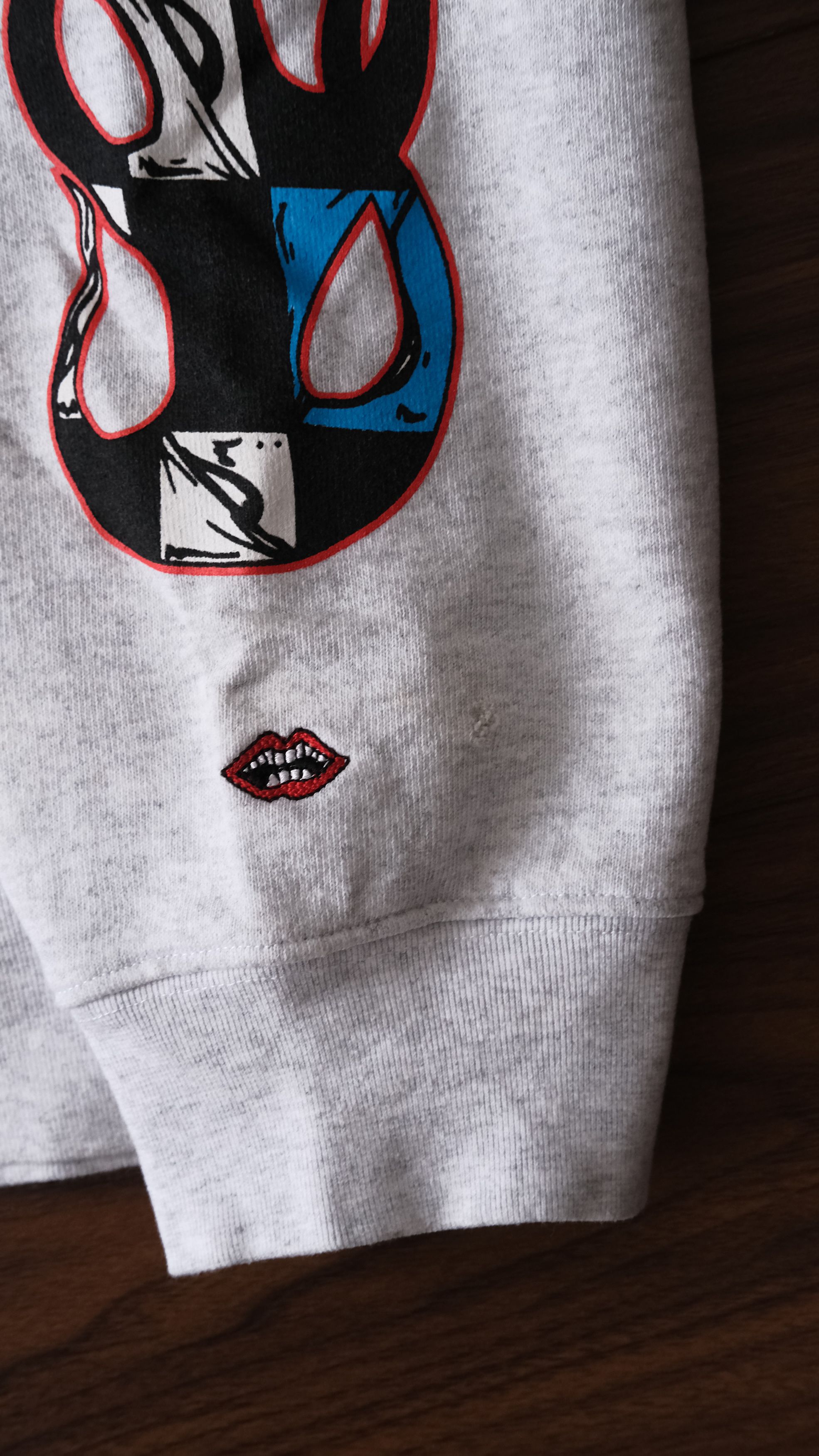 Chrome Hearts Chrome Hearts Mattry Boy Crewneck Brain Flame Grey Sweater Size US L / EU 52-54 / 3 - 4 Thumbnail