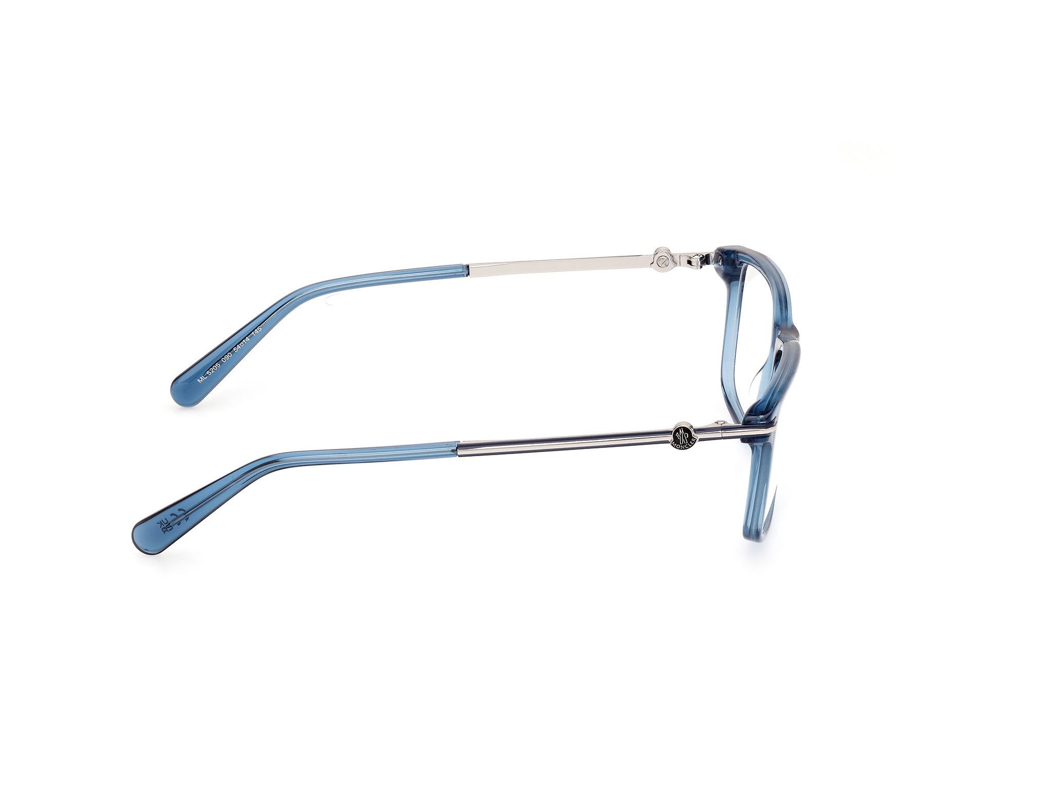 Moncler o1y0225 Size : OS / 54 mm Eyeglass Frame in Blue Size ONE SIZE - 7 Thumbnail