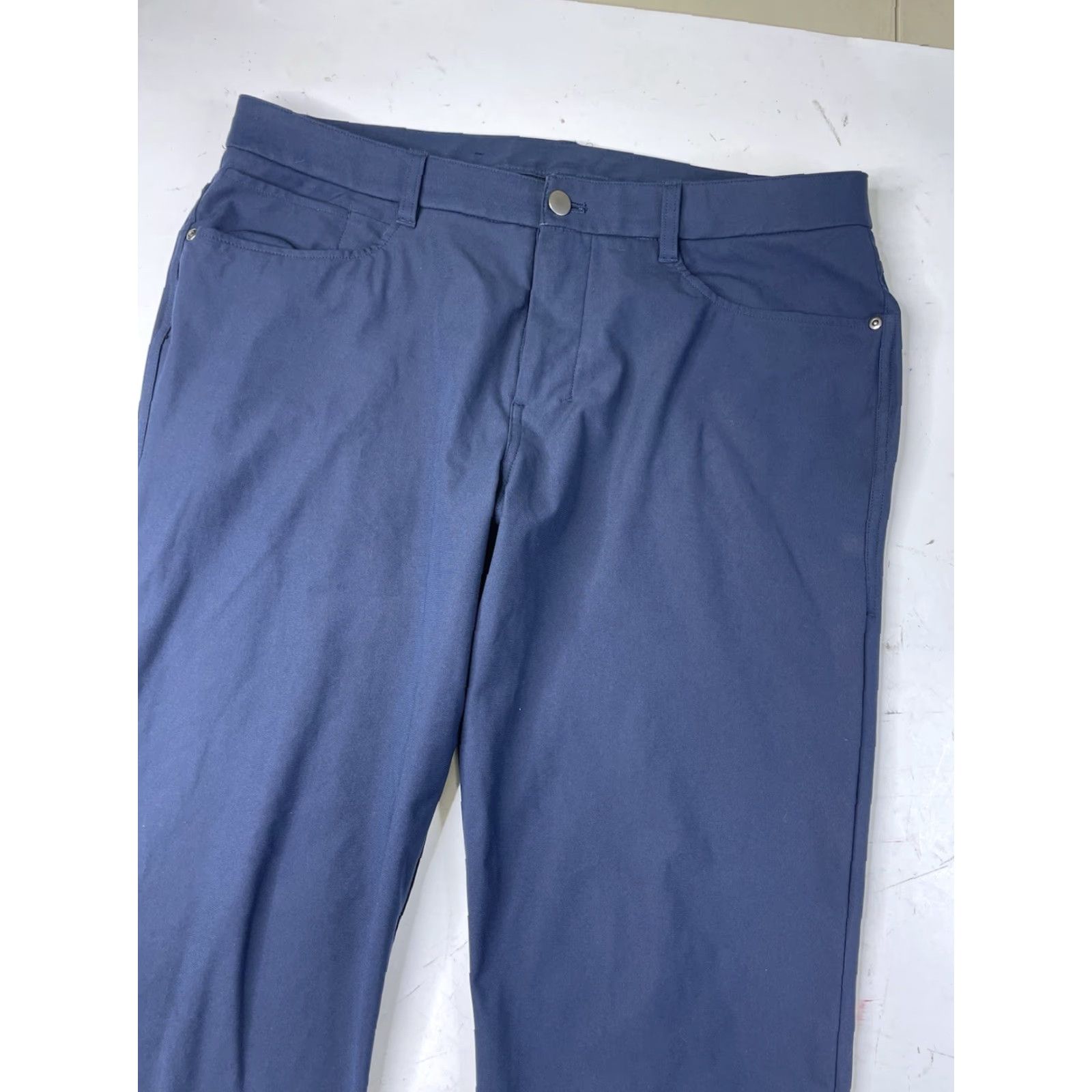 Lululemon Lululemon Pants Mens 34 Blue ABC Classic Fit 5 Pocket Warpstreme Trouser Chino Straight Classic 5-Pocket Design Mens Pants Size US 34 / EU 50 - 3 Thumbnail