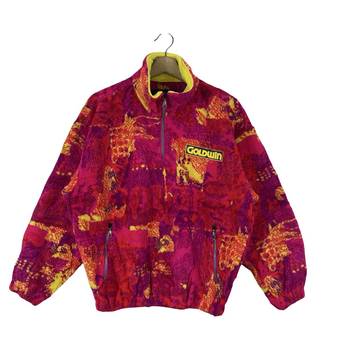 Goldwin Vintage GOLDWIN EXPERT Fleece Half Zip Jacket Abstract Size S / US 4 / IT 40 - 4 Thumbnail