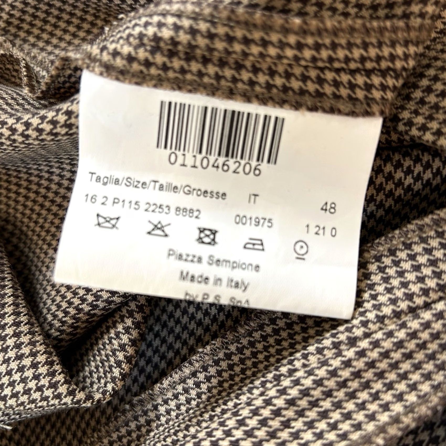 Piazza Sempione Piazza Sempione Brigitte Houndstooth Trousers Pant Women’s 33x26 Size 24" / US 00 / IT 34 - 7 Thumbnail