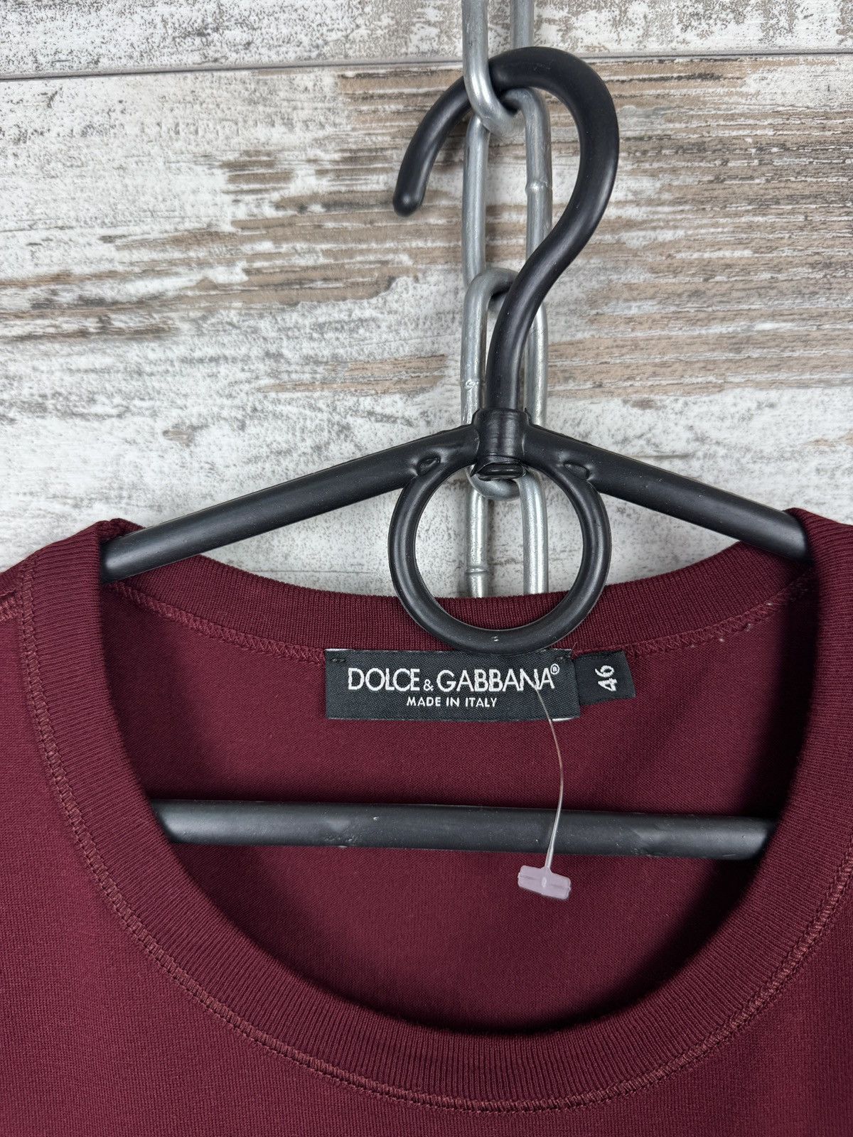 Dolce & Gabbana Mens Vintage Dolce & Gabbana T-shirt luxury metal logo Size US S / EU 44-46 / 1 - 6 Thumbnail