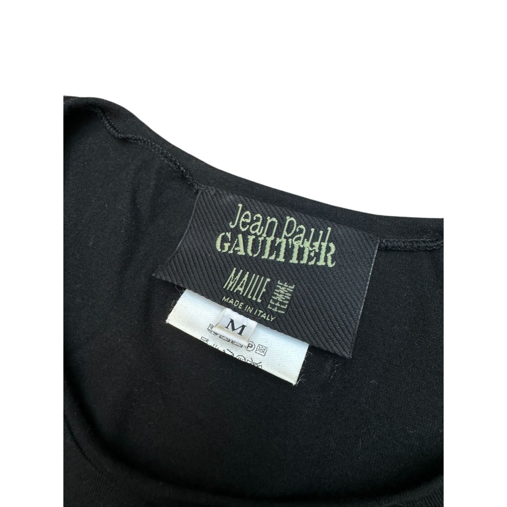 Jean Paul Gaultier Vintage SS 2001 Ajouré Black Dress Size M / US 6-8 / IT 42-44 - 8 Thumbnail