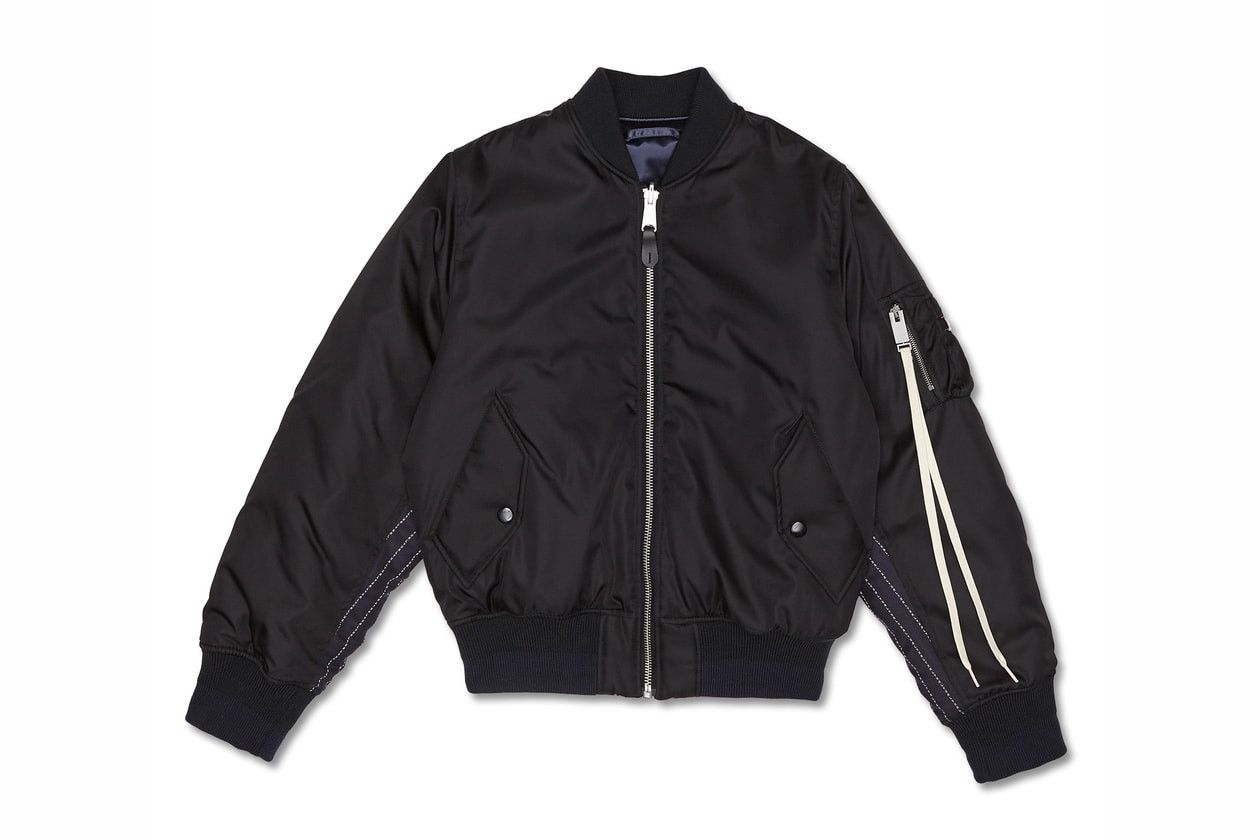 image of 1017 Alyx 9Sm x Alyx Fragment Design X Alyx Reversible Alpha Bomber Jacket Ma-1 in Black (Size Larg