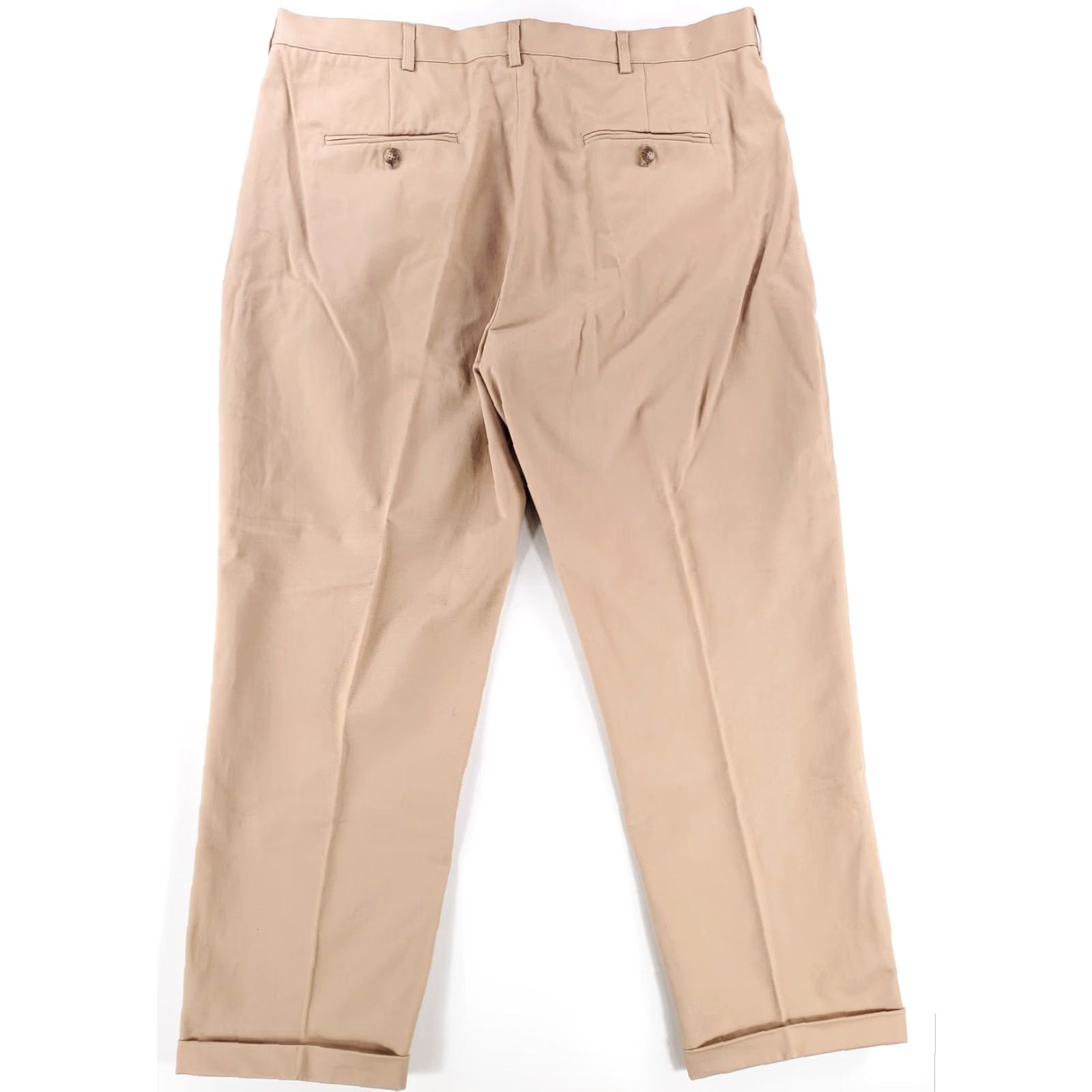 Charles Tyrwhitt Charles Tyrwhitt Khaki Pants Tan Brown Pleated Cuffed Mens 42 Inseam 31 Beige Khakis Regular 42 x 31 Mens Size US 42 / EU 58 - 3 Thumbnail