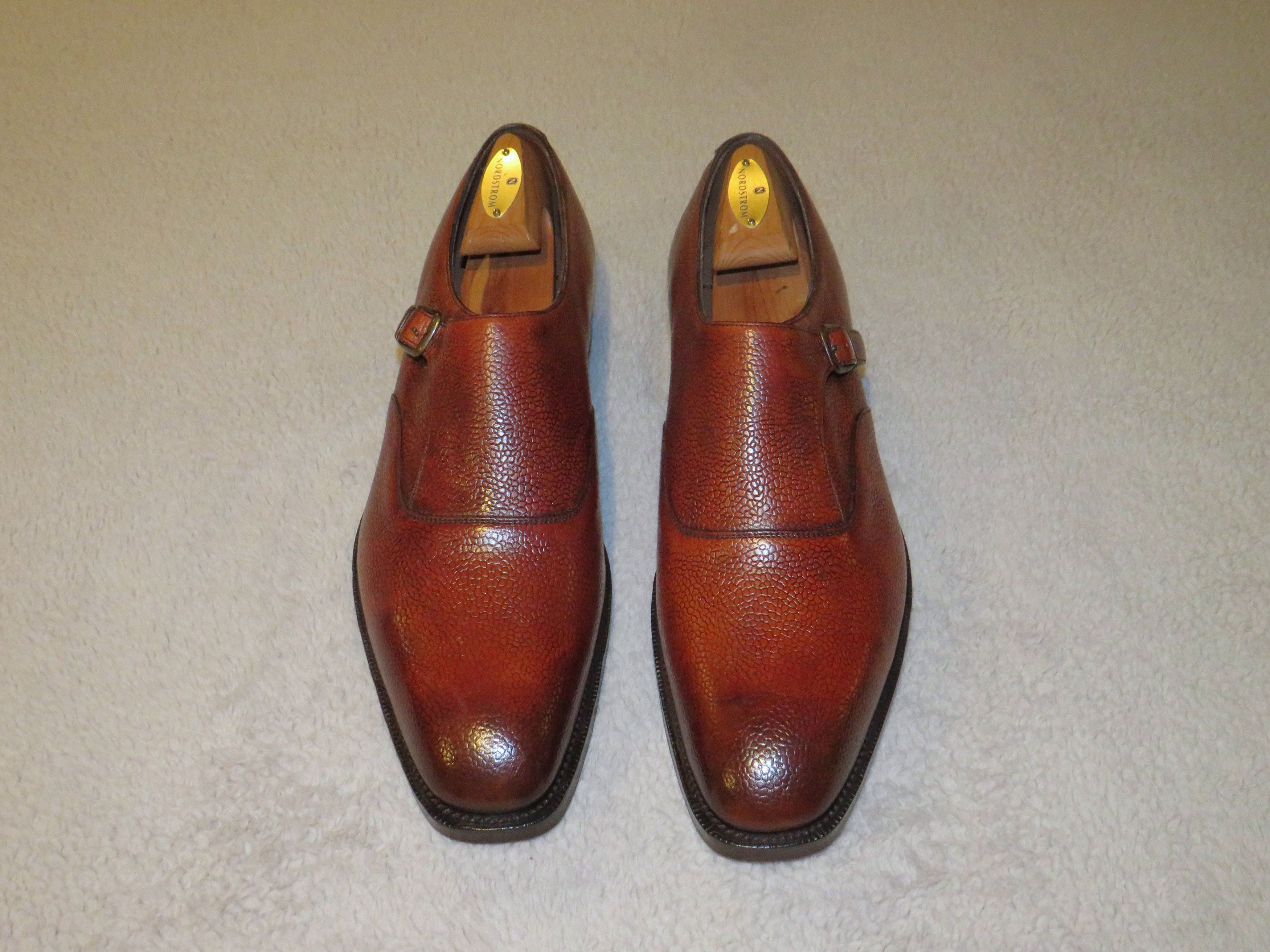 Edward Green Hove Brown Leather Brogue Monk Strap Loafers 11.5 NWOB Edward Green Hove Brown Leather Brogue Monk Strap Loafers  main image 3