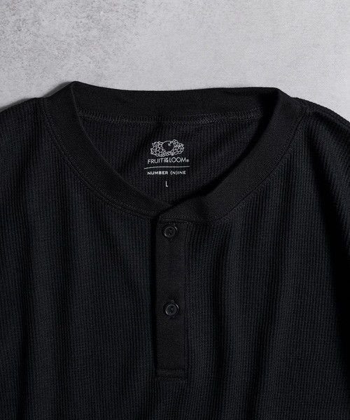 Fruit Of The Loom × Number (N)ine FRUIT OF THE LOOM × NUMBER NINE PACK HENLEY Tee M Size US M / EU 48-50 / 2 - 3 Thumbnail