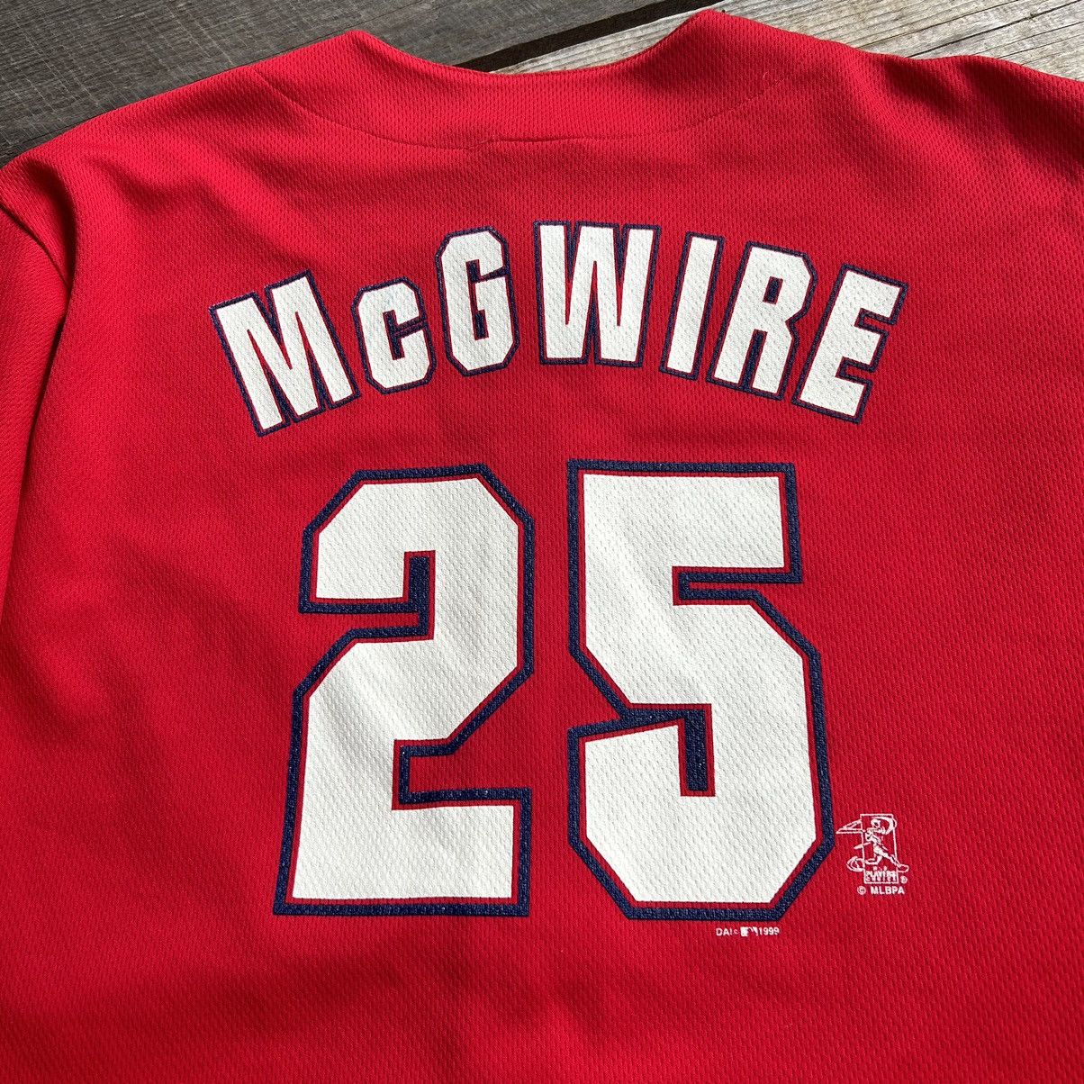 MLB Vintage 1999 St Louis Cardinals Mark McGwire Baseball Jersey Size US XL / EU 56 / 4 - 4 Thumbnail