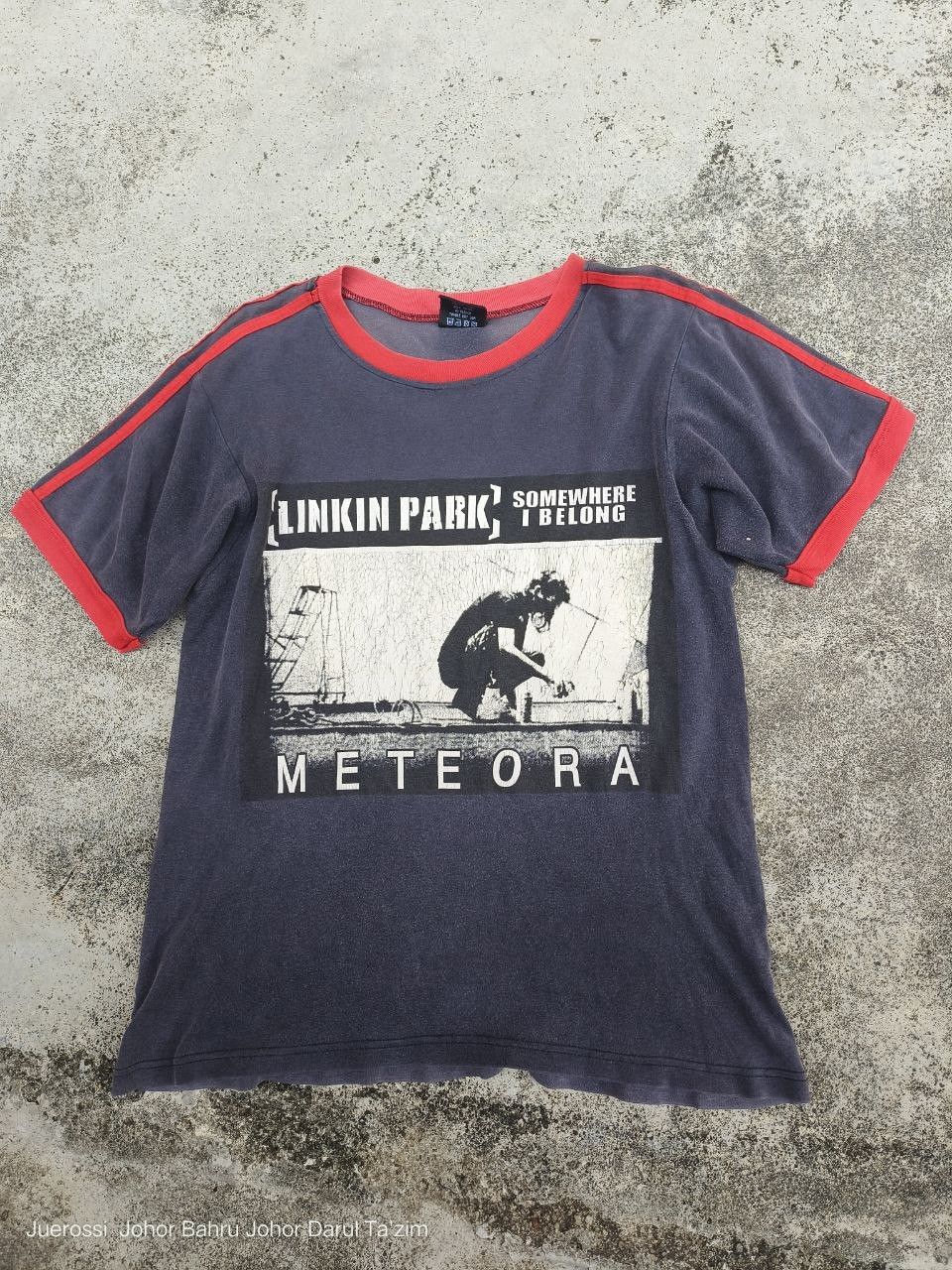 Band Tees Vintage Linkin Park Thrashed Faded Bootleg Ringer Tee Size US S / EU 44-46 / 1 - 1 Thumbnail