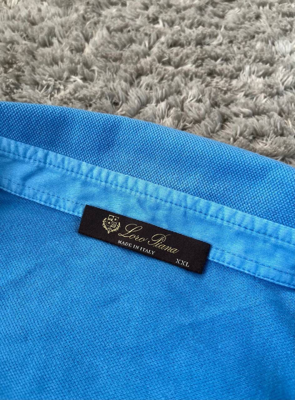 Loro Piana Loro Piana Polo T-Shirt Streetwear Luxury Rare Rich Size US XL / EU 56 / 4 - 9 Thumbnail