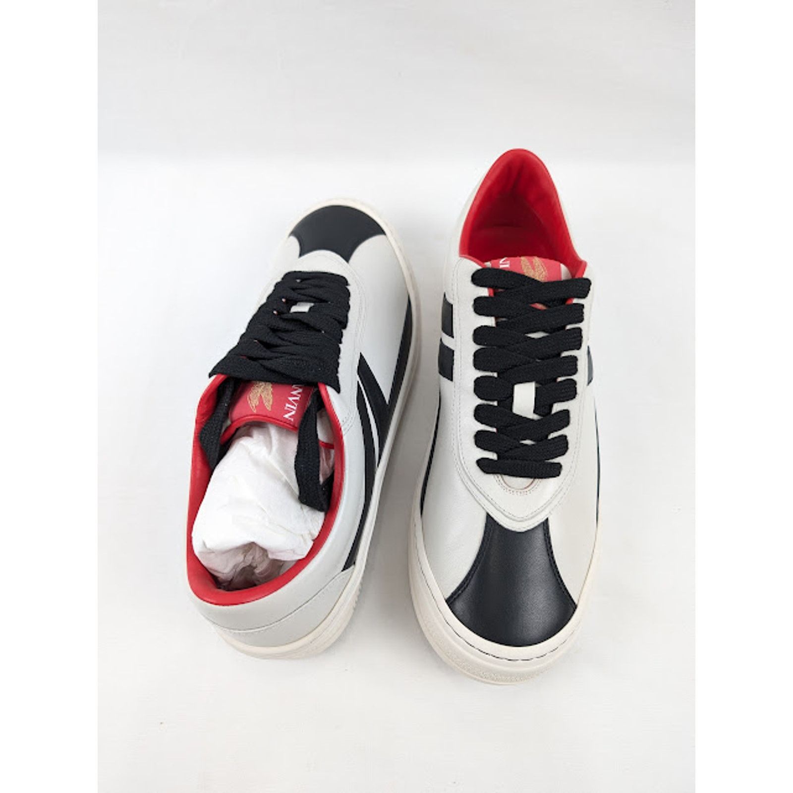 o1rshd1 Sneakers With High Sole in Off White/Black 41