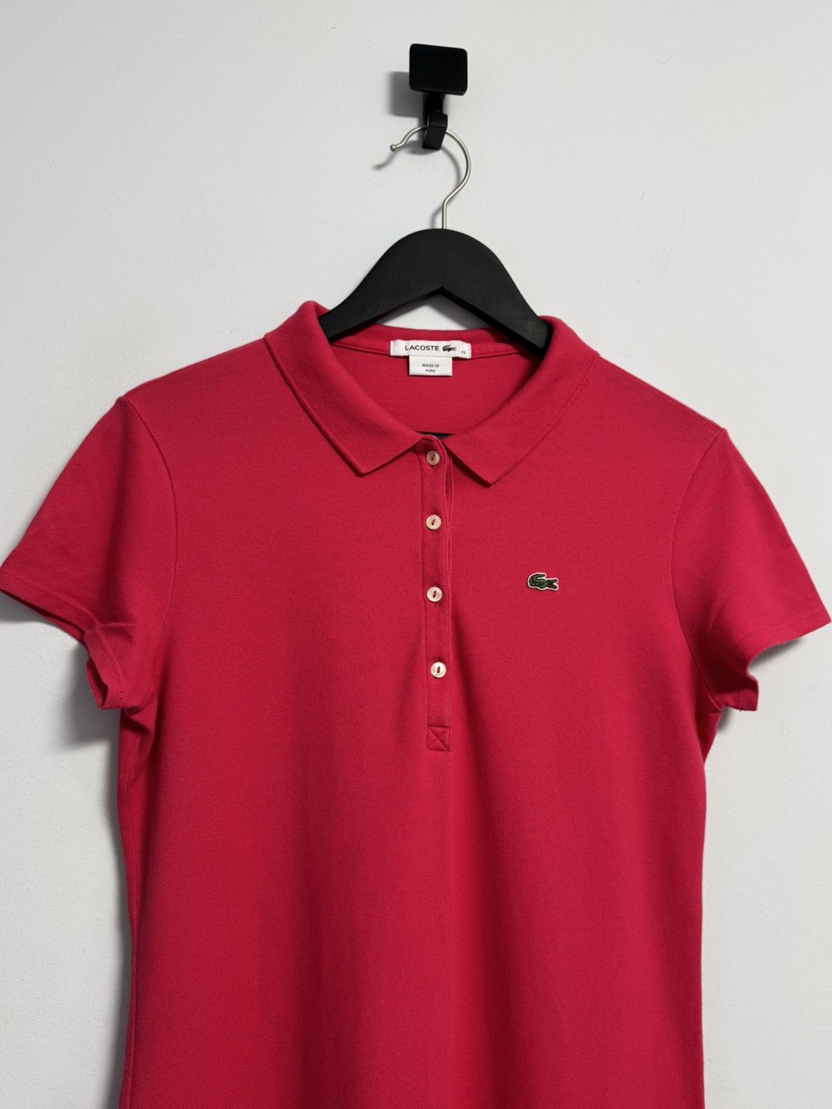 Lacoste Lacoste Striped Cotton Polo Dress Size M / US 6-8 / IT 42-44 - 2 Thumbnail