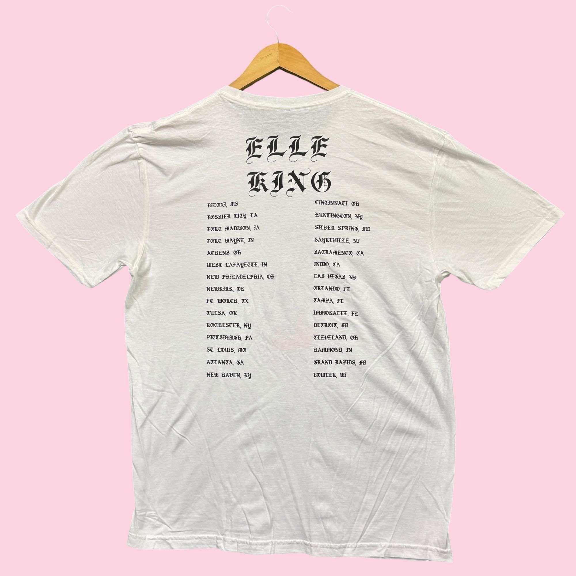 Other Elle King Come Get Your Wife Tour Skull & Crossbones Tee L Size US L / EU 52-54 / 3 - 3 Thumbnail