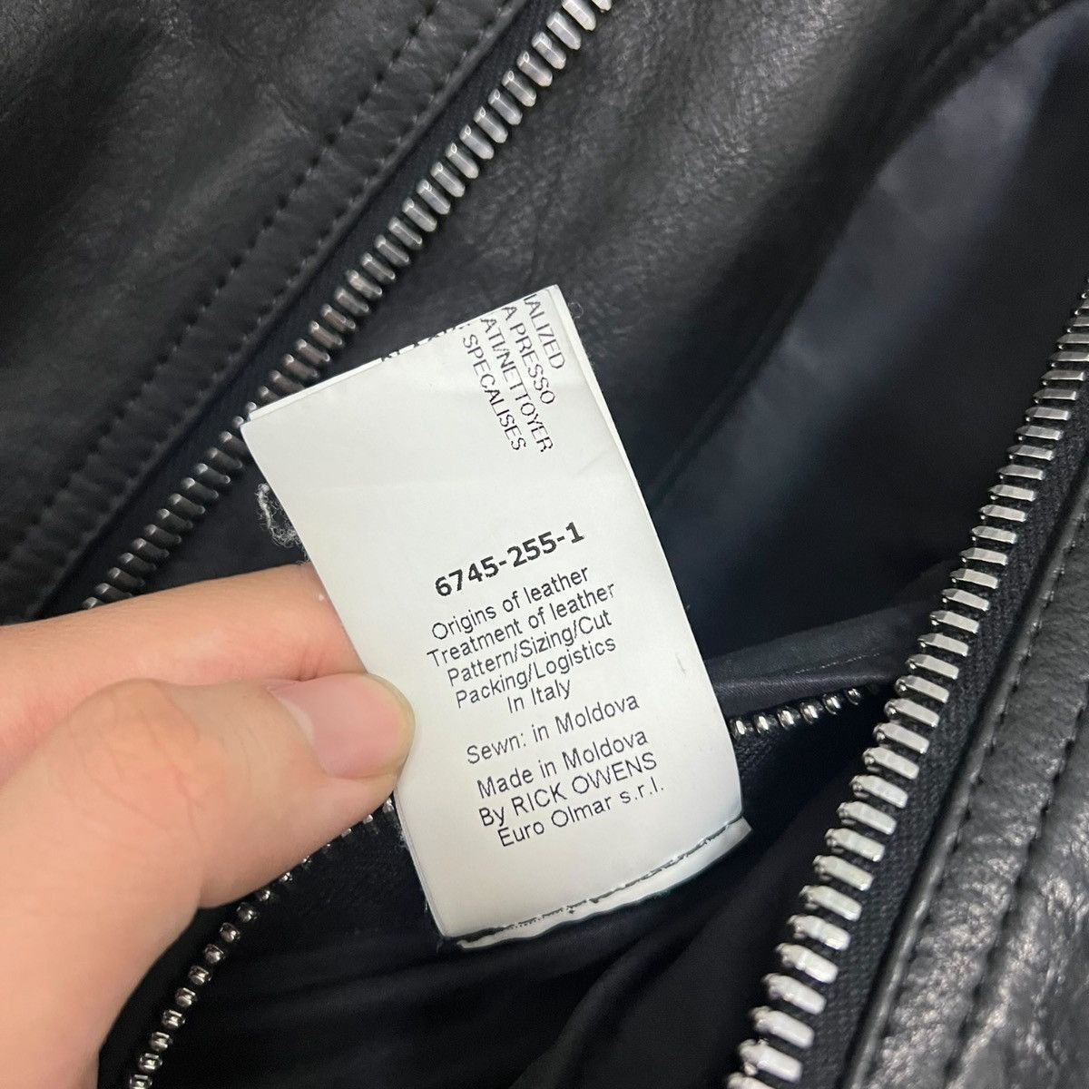 Rick Owens Rick owens calf leather jacket Size US M / EU 48-50 / 2 - 8 Thumbnail