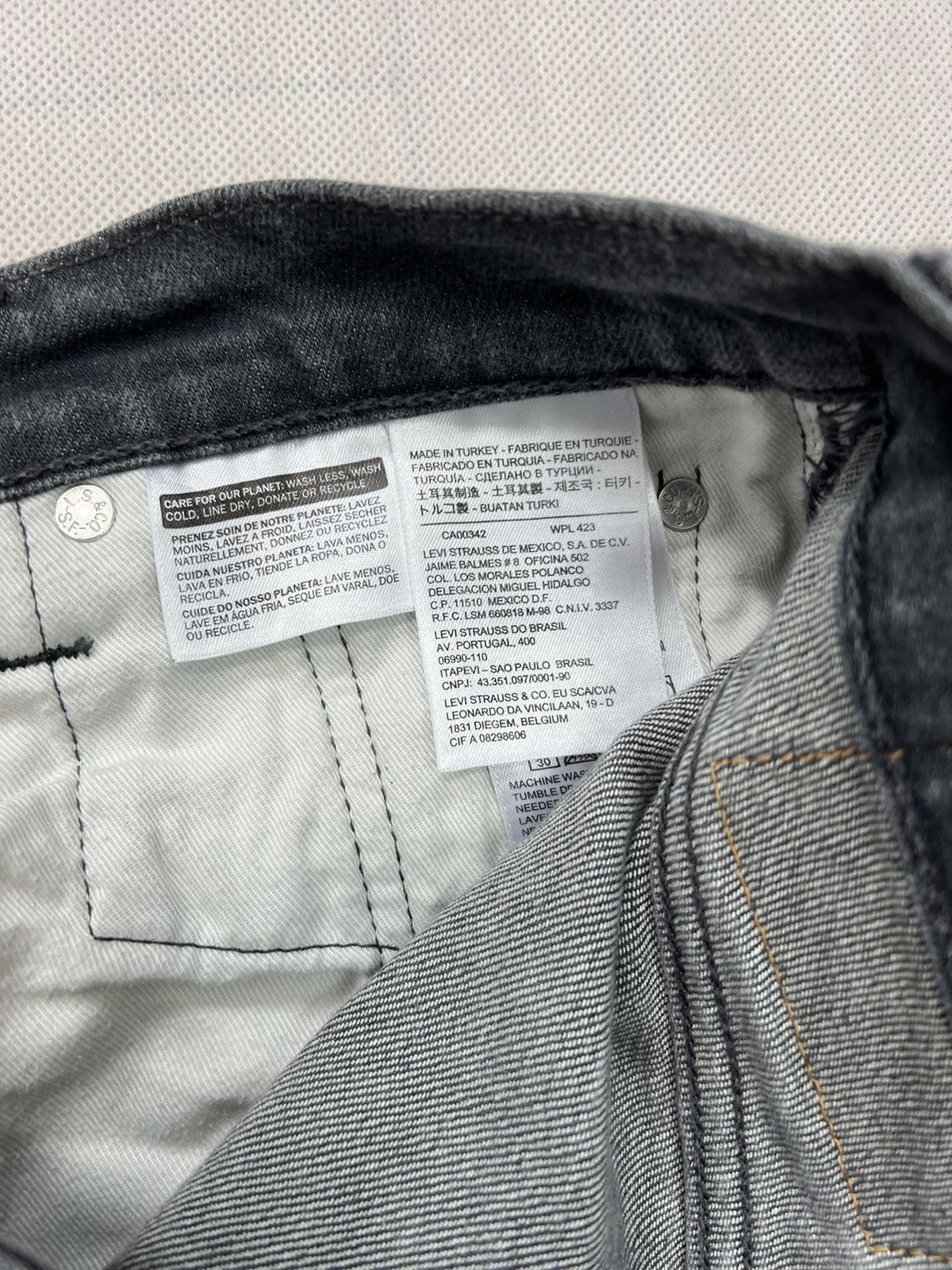 Levi's Pants Levi’s 511 grey new collection Size US 32 / EU 48 - 4 Thumbnail