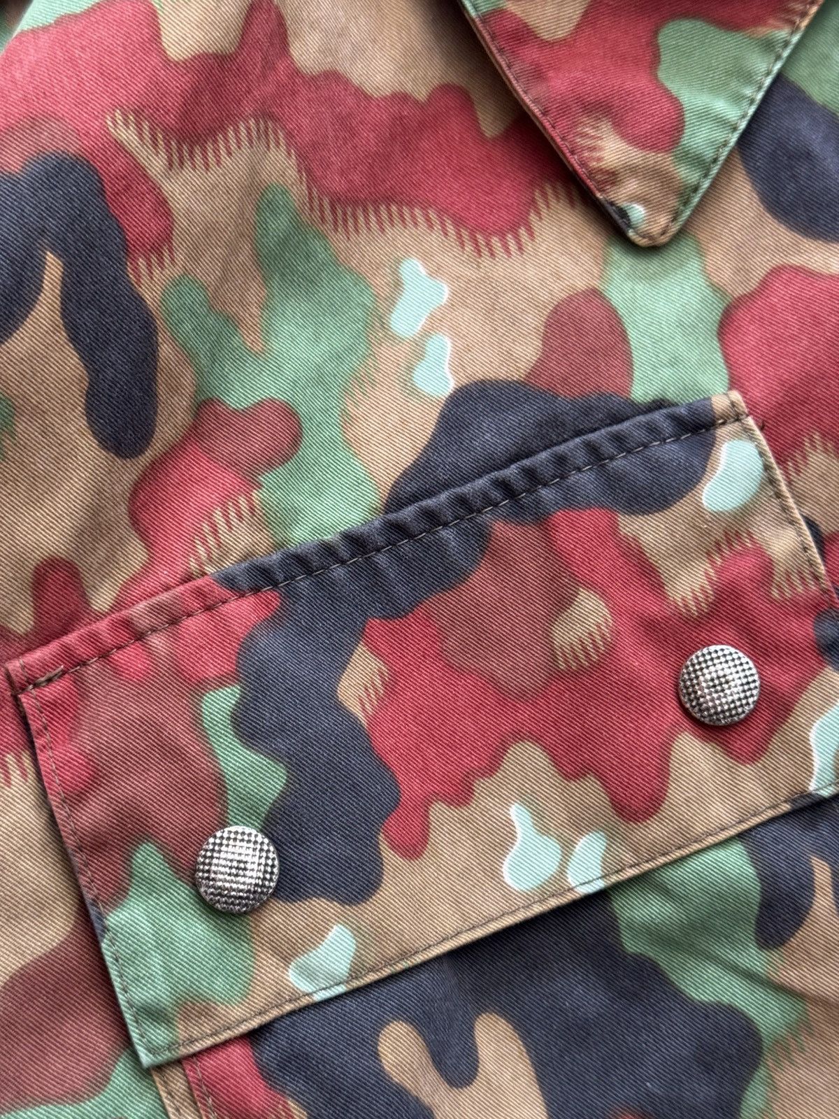 Vintage Vintage 80-90’s Rare Bundeswehr German Army Camo Jakcet Size US XL / EU 56 / 4 - 4 Thumbnail