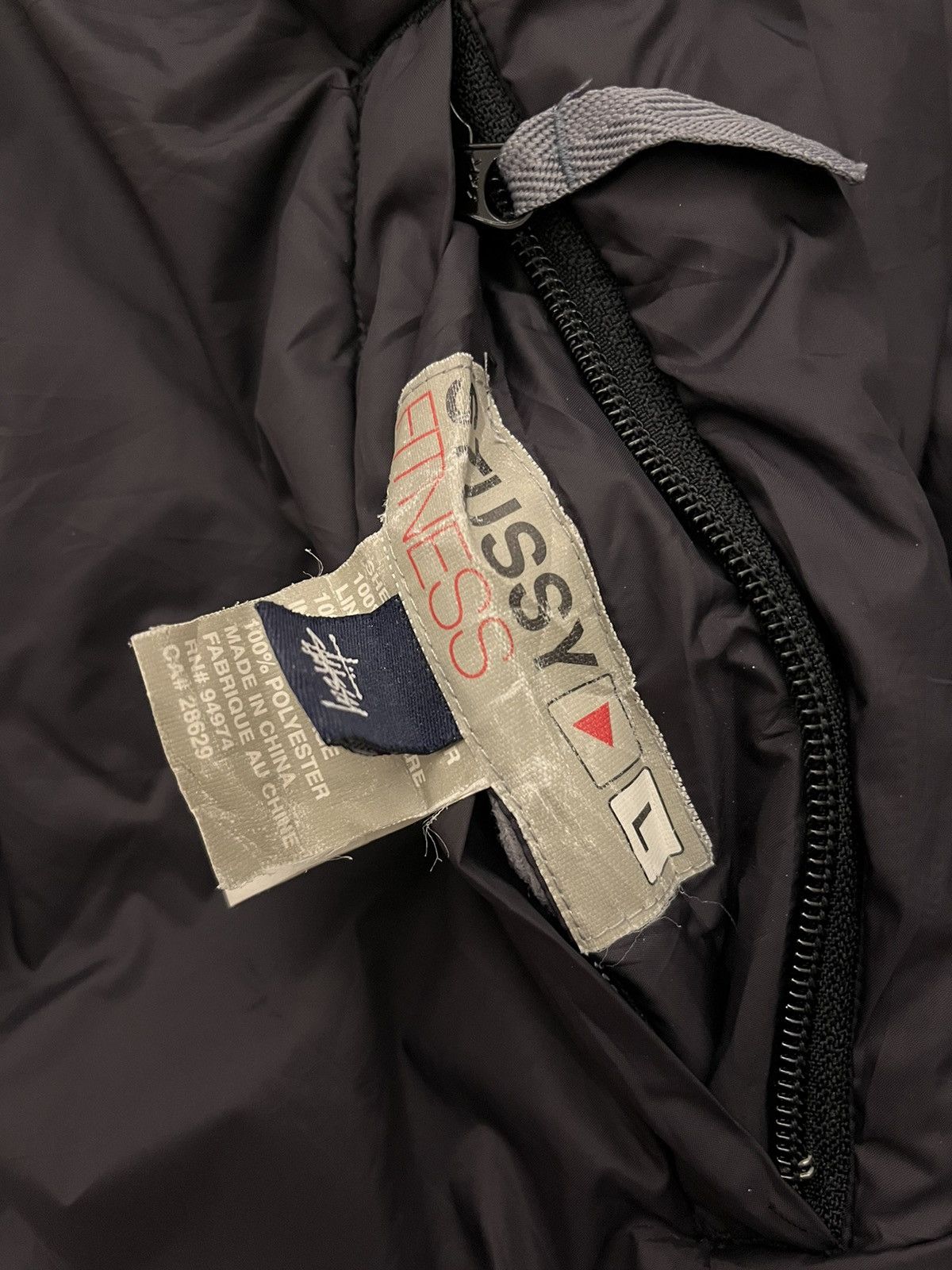 Stussy × Vintage Vintage Stussy Fitness Padded Reversible Jacket Size US L / EU 52-54 / 3 - 6 Thumbnail