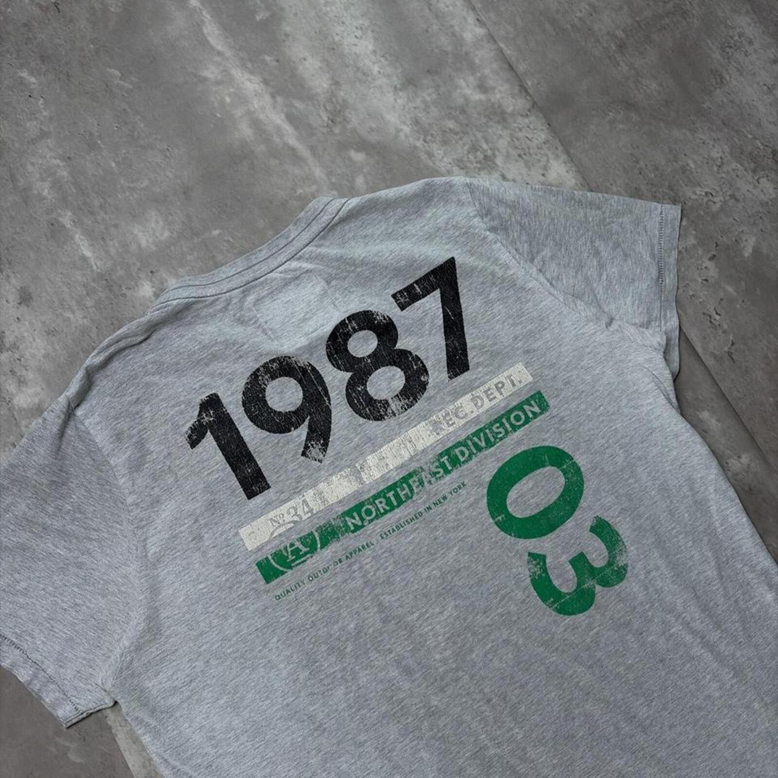 Aeropostale Y2K Grey Aeropostale Grunge Skater Faded Surf T-Shirt Size US XL / EU 56 / 4 - 8 Thumbnail