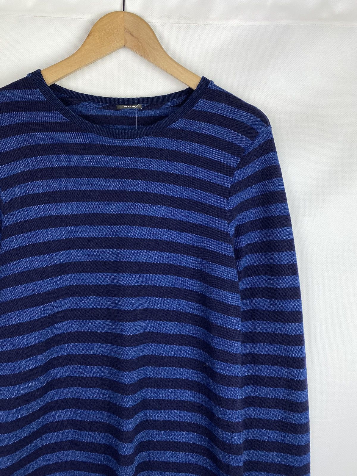 DENHAM × Japanese Brand Denham men’s striped sweatshirt pullover size S Size US S / EU 44-46 / 1 - 5 Thumbnail