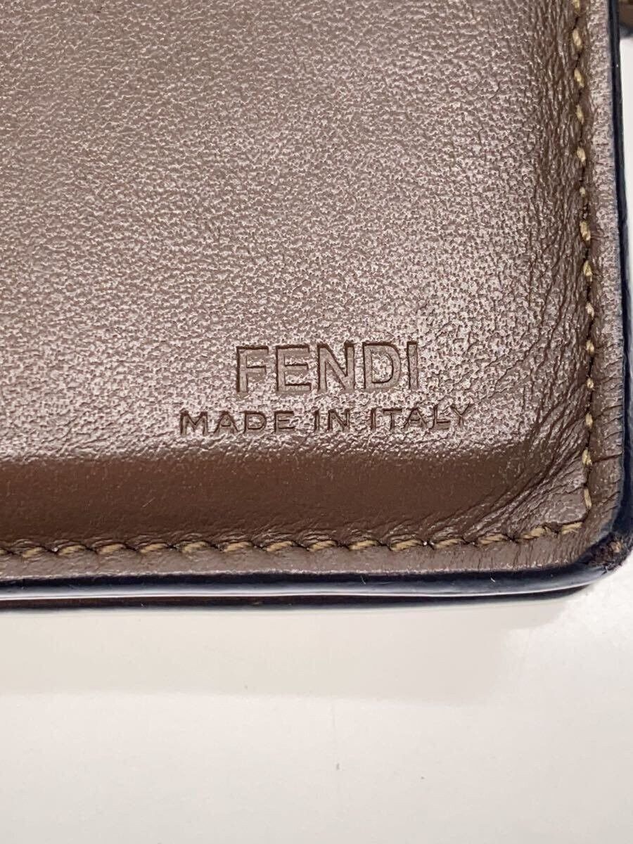 Fendi Fendi Tri-Fold Wallet Brown Size ONE SIZE - 3 Thumbnail
